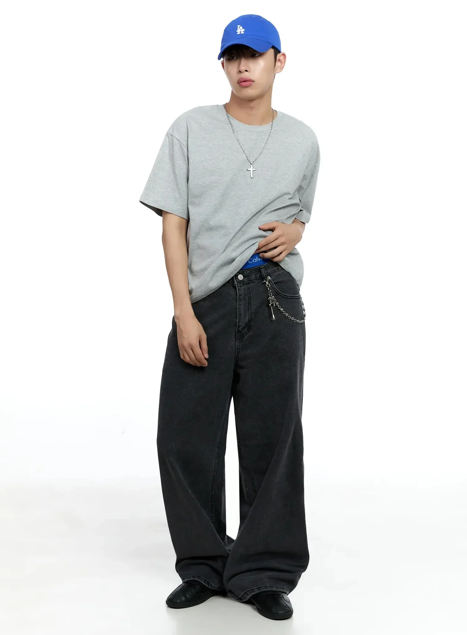 Men's Basic Cotton T-shirt IG520 - Image 3
