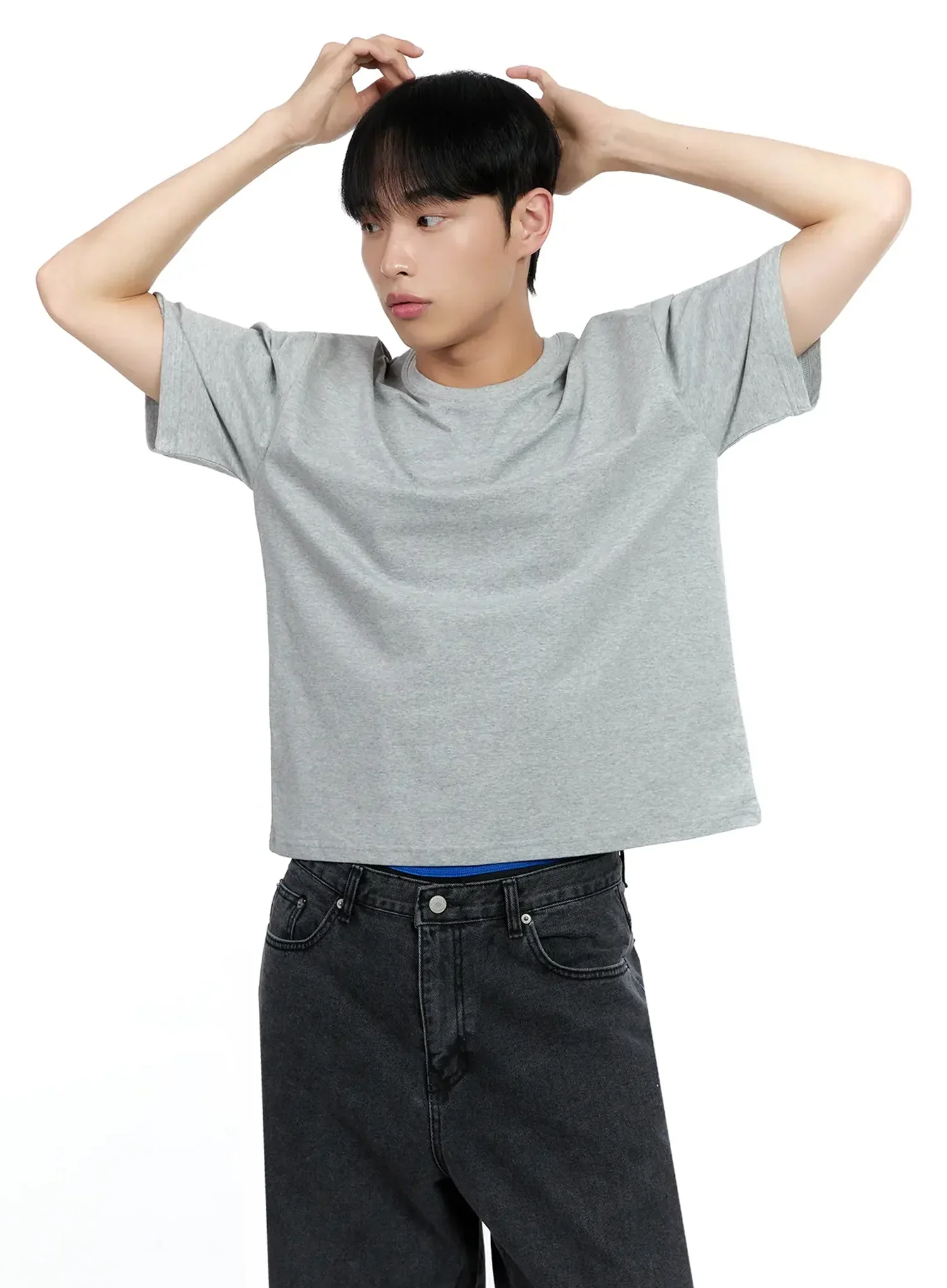 Men's Basic Cotton T-shirt IG520 - Image 4