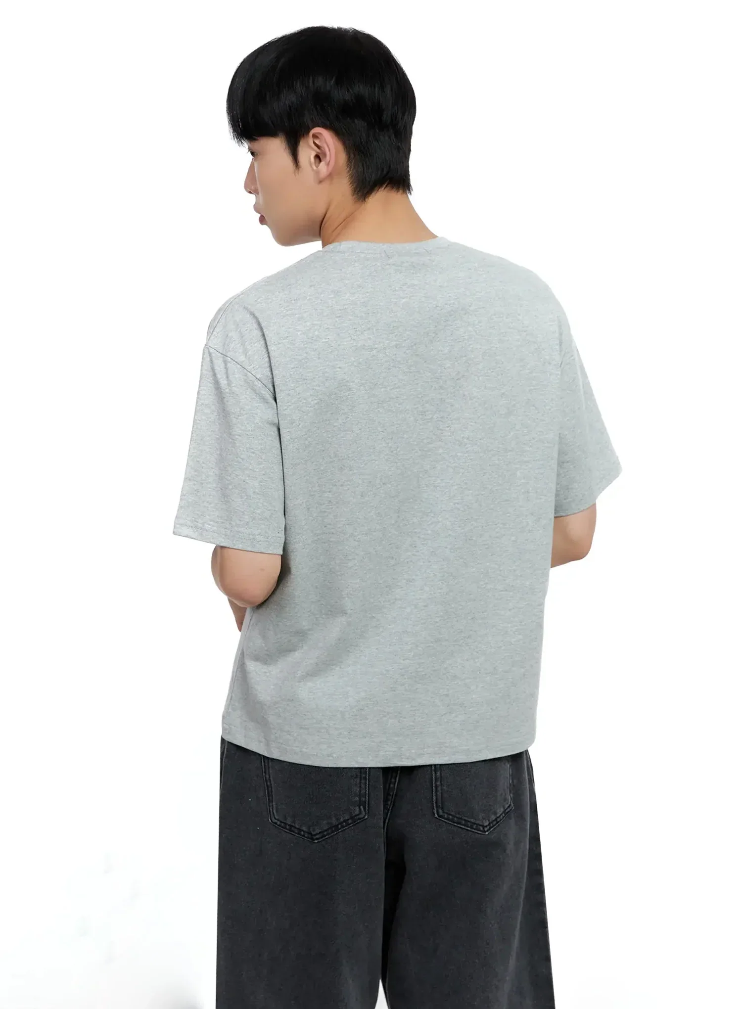 Men's Basic Cotton T-shirt IG520 - Image 6