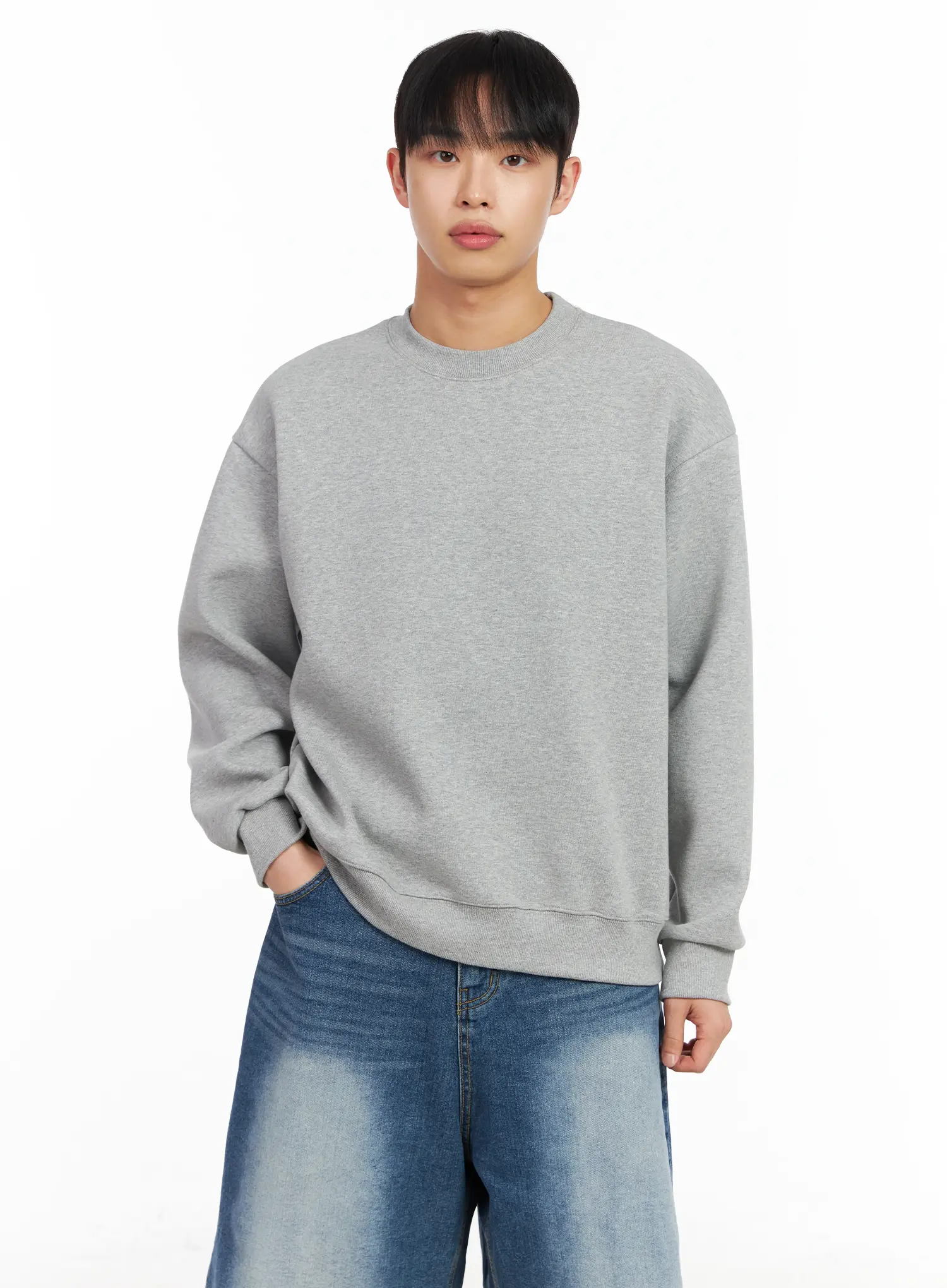 Men's Basic Crewneck Sweatshirt IM516 - Image 6