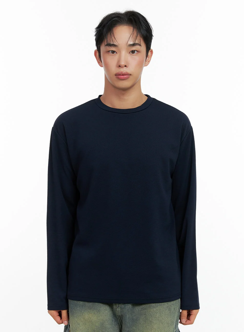 Men's Basic Long Sleeve Tee IN426 - Image 11