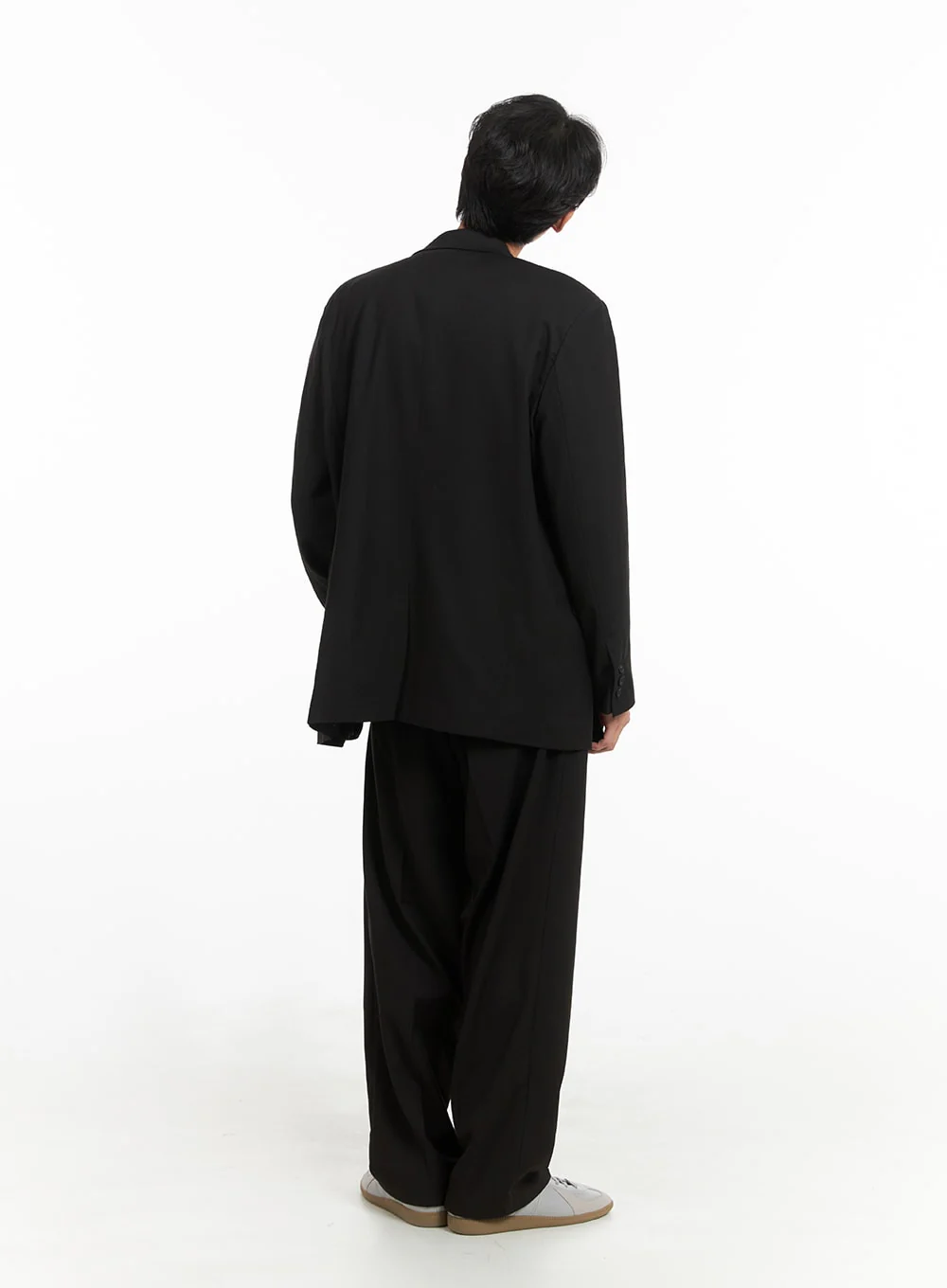 Men's Basic Oversized Button Blazer IA401 - Image 8