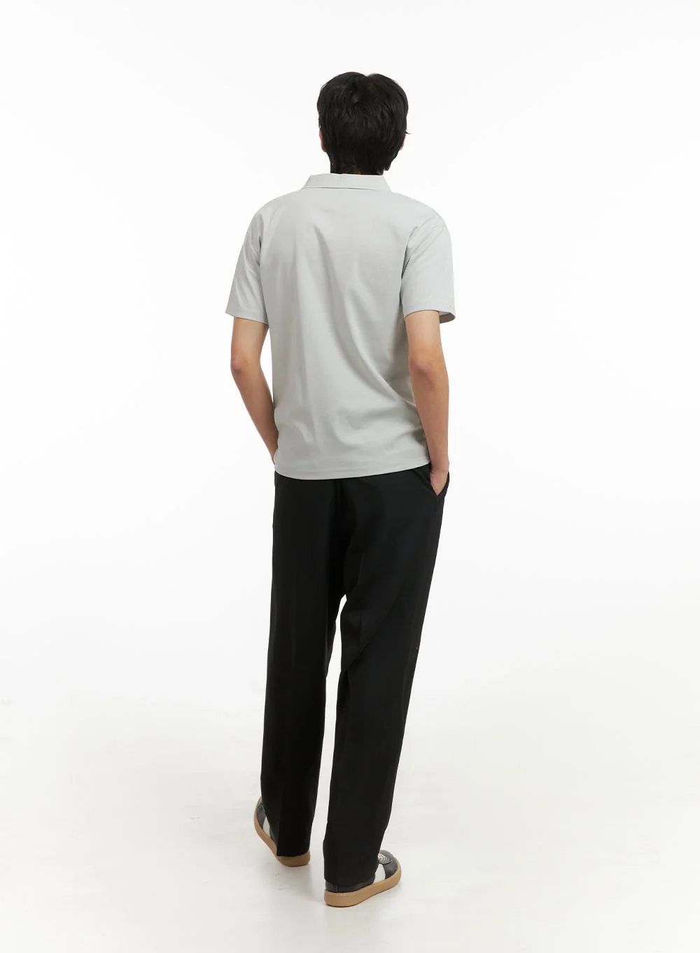 Men's Basic Polo Shirt IY402 - Image 7