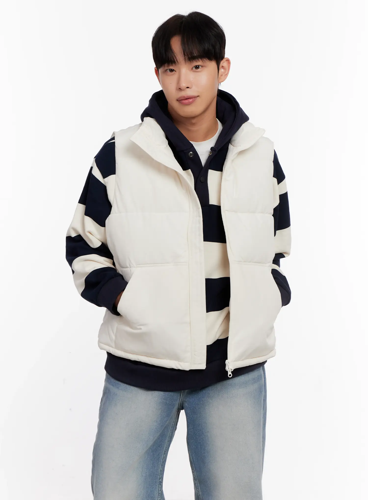 Men's Basic Puffer Vest IO528
