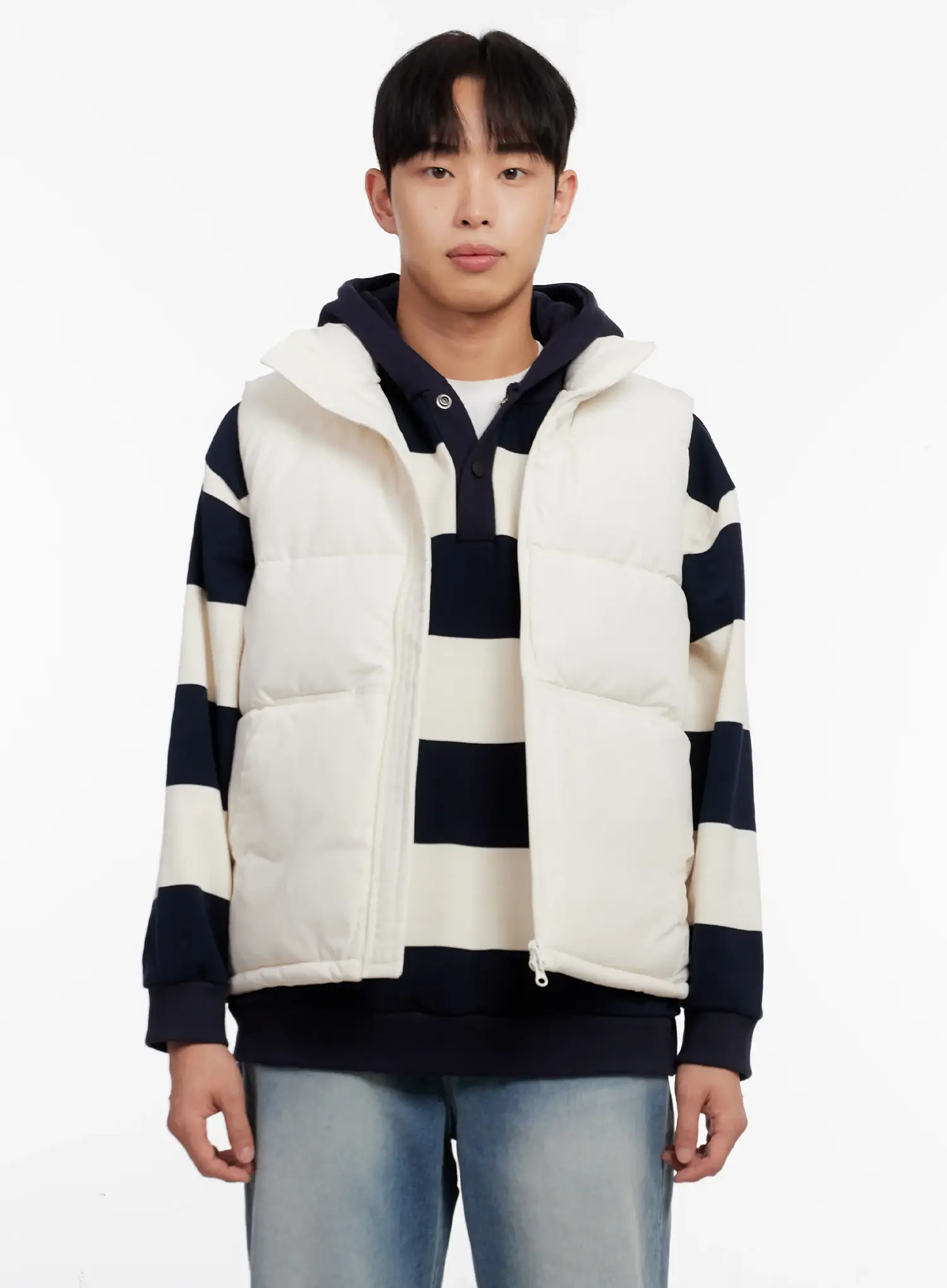 Men's Basic Puffer Vest IO528 - Image 12