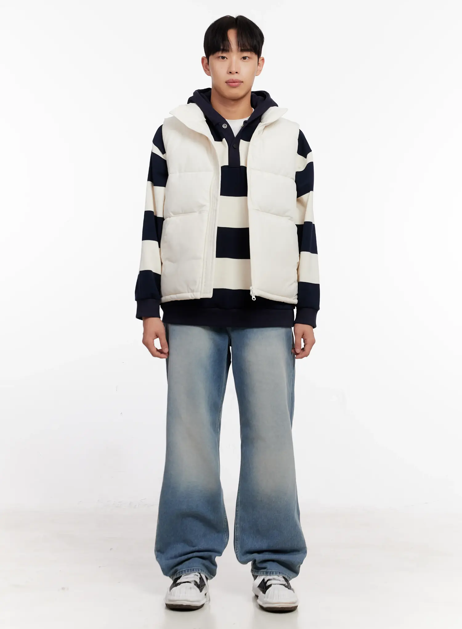 Men's Basic Puffer Vest IO528 - Image 3