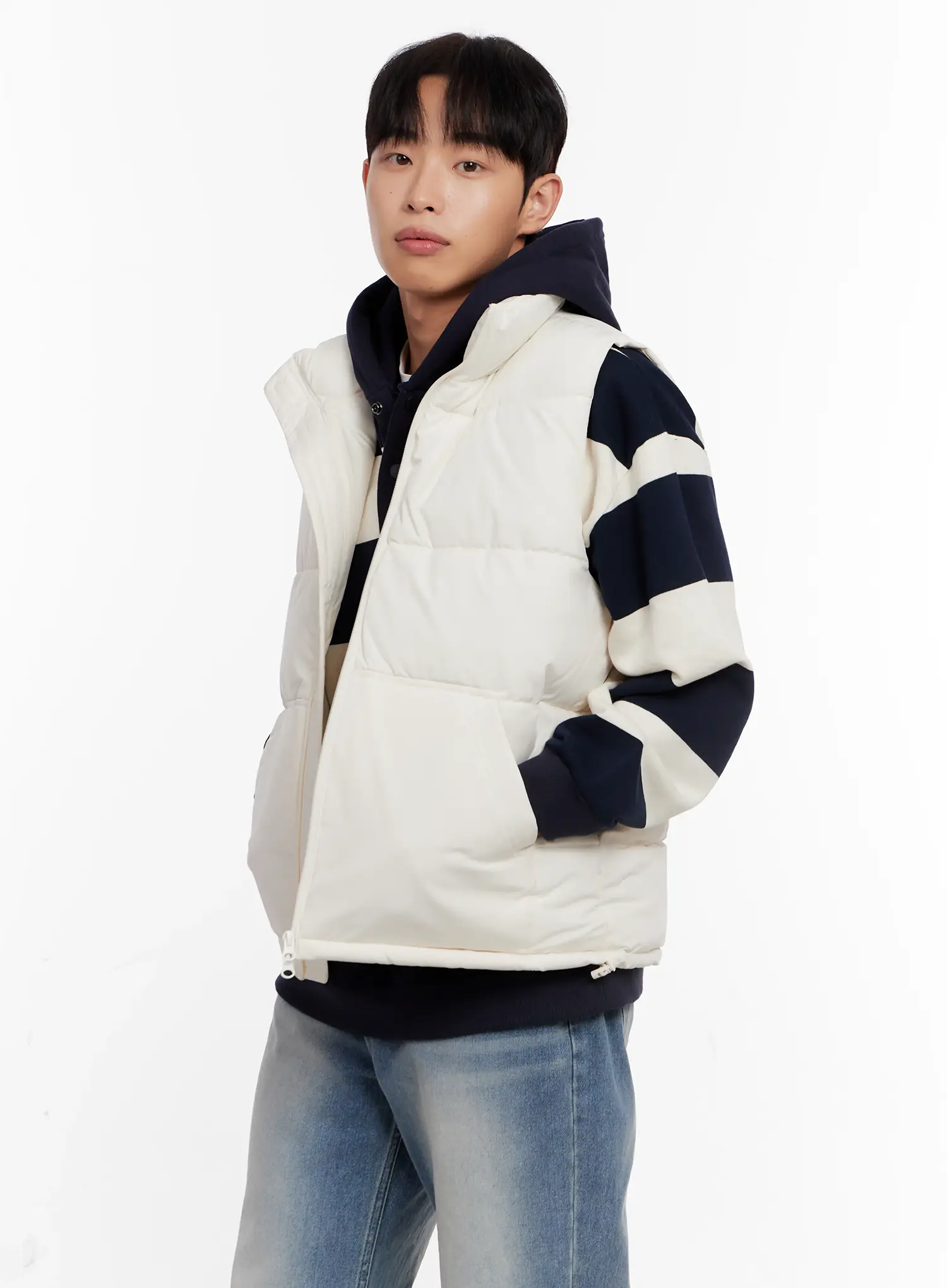 Men's Basic Puffer Vest IO528 - Image 6