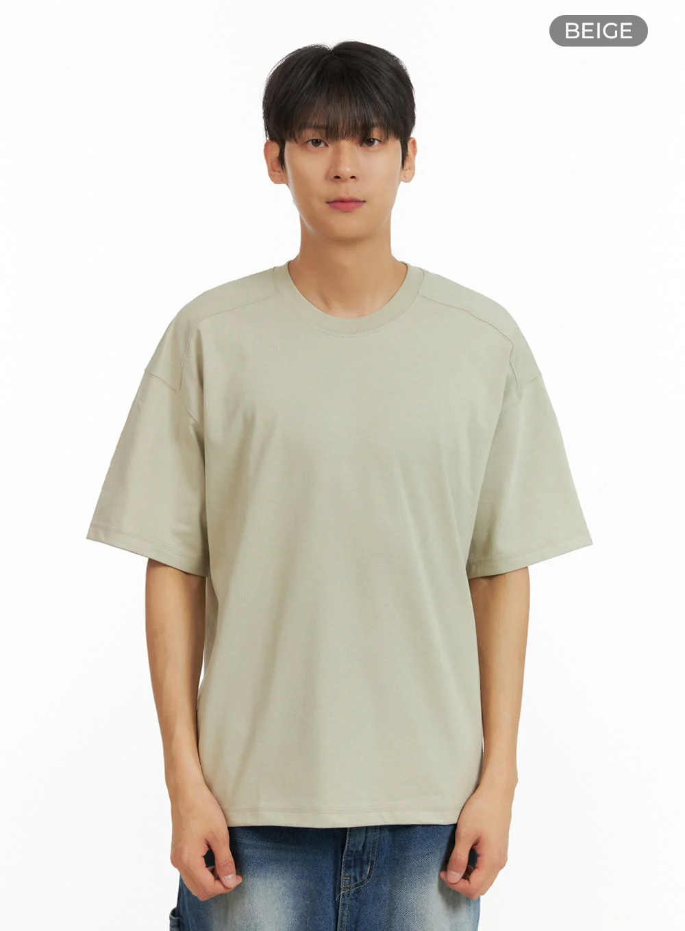Men's Basic Solid T-Shirt IU418 - Image 9