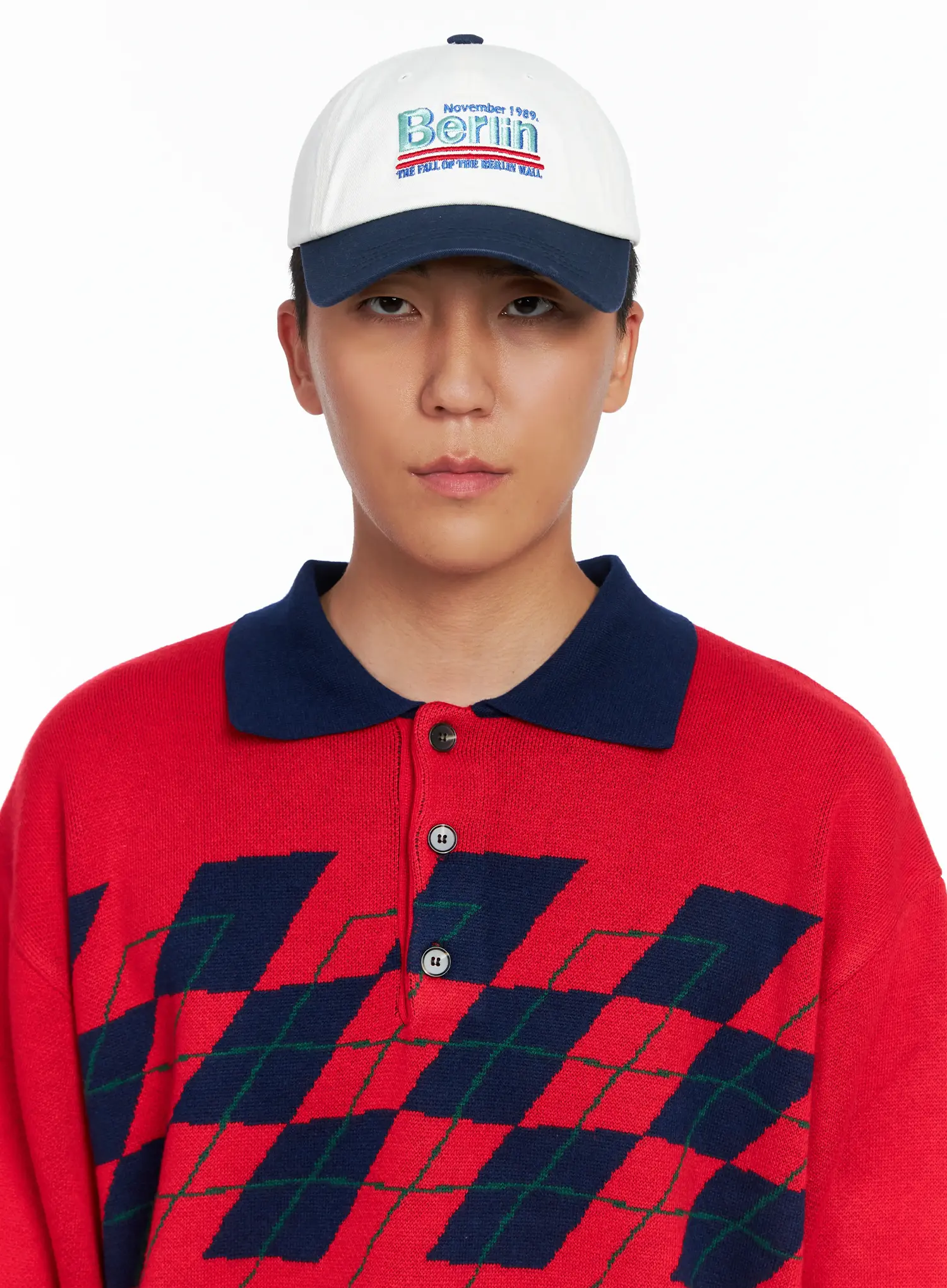 Men's Berlin Embroidered Cap IS510 - Image 4