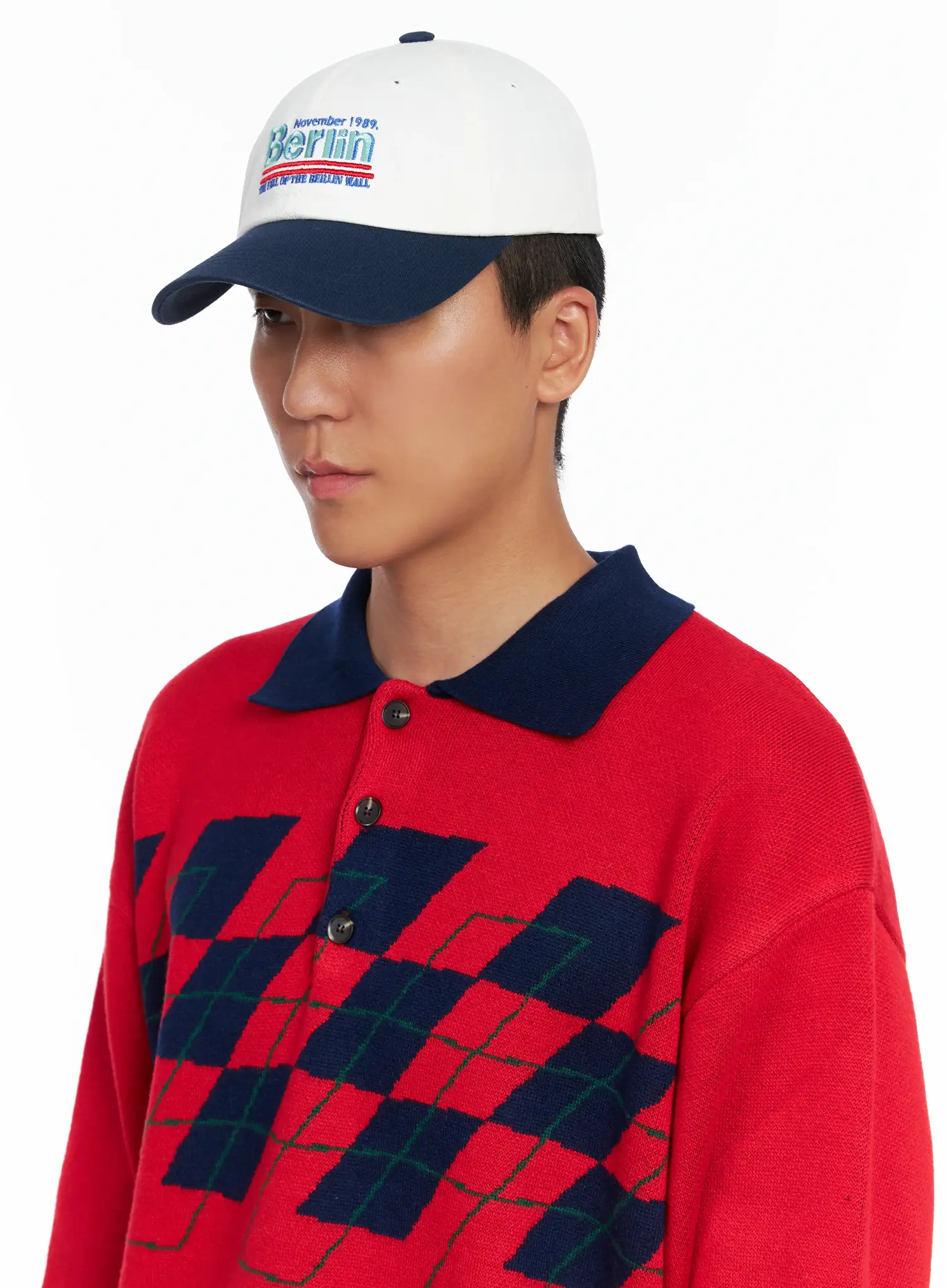 Men's Berlin Embroidered Cap IS510 - Image 5