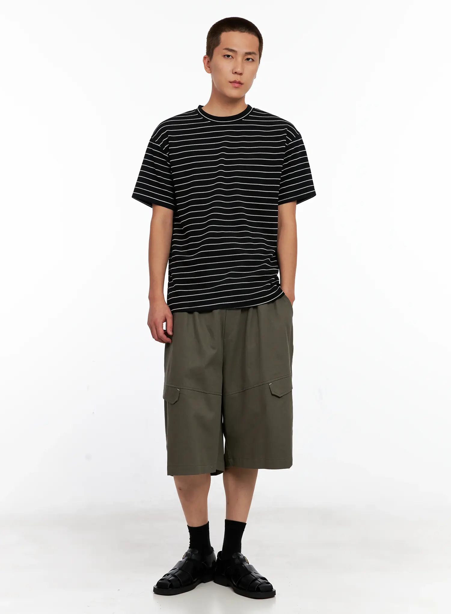 Men's Bermuda Cargo Shorts IG511 - Image 14