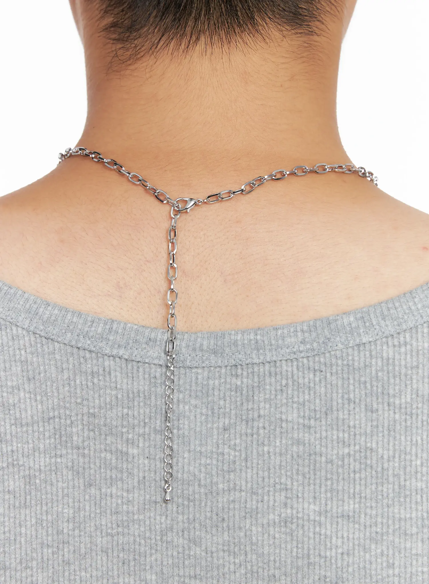 Men's Black & Brown Beaded Necklace IG529 - Image 5