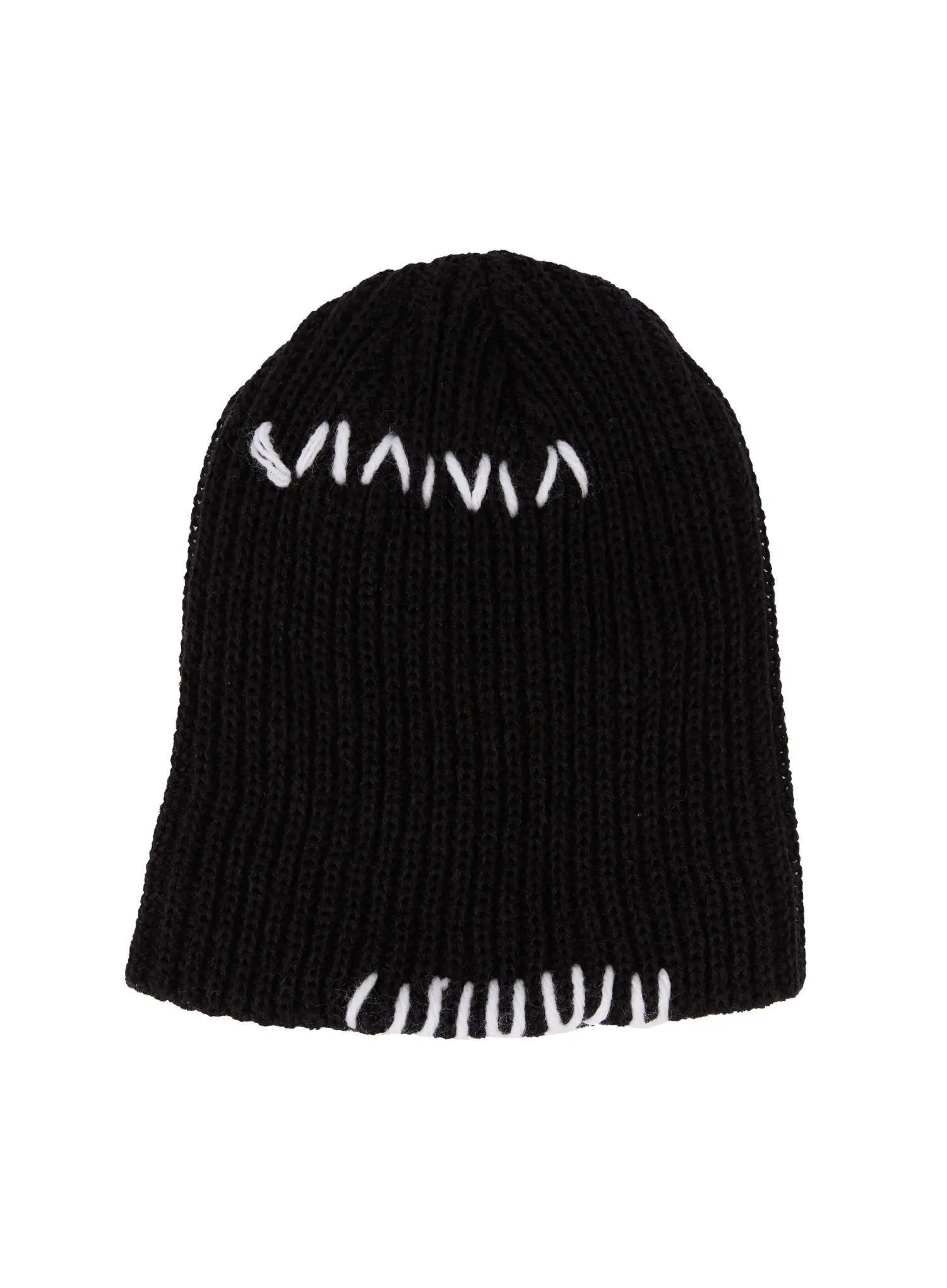 Men's Black Hand-Stitched Beanie IL511 - Image 12