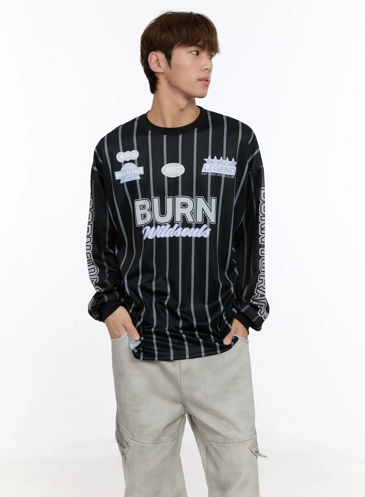 Men's Blockcore Long Sleeve Jersey IN512 - Image 7