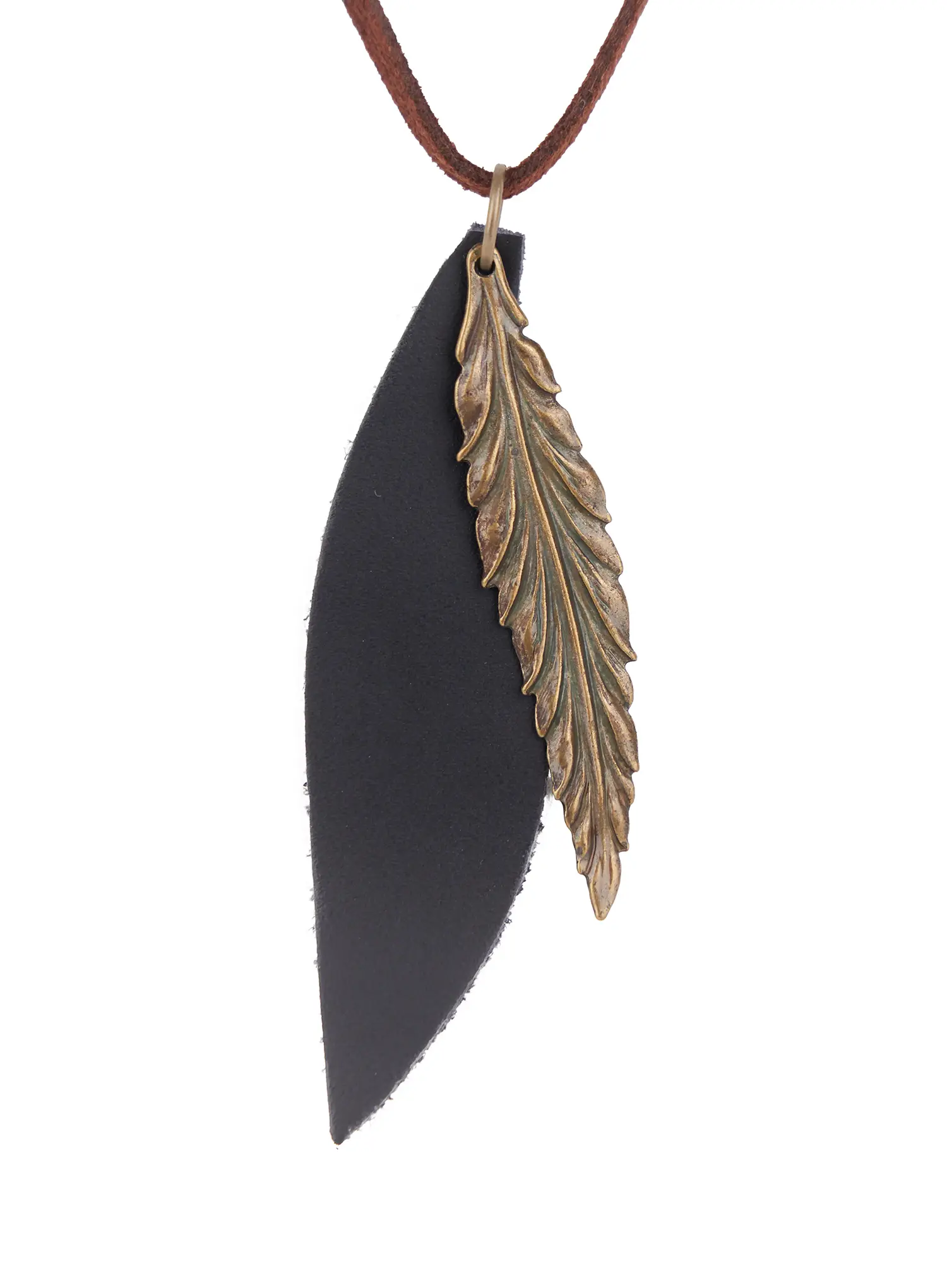 Men's Boho Feather Charm Necklace IS510 - Image 10