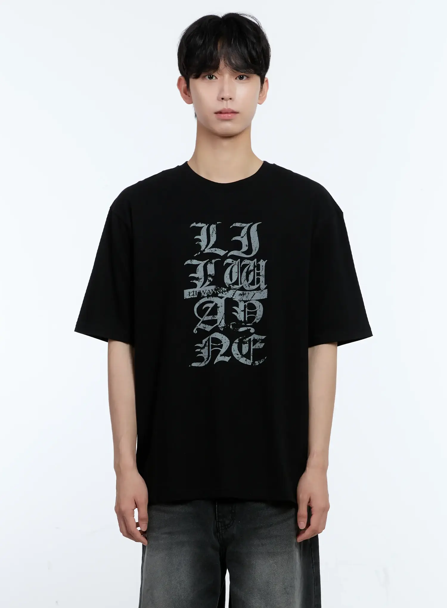 Men's Bold Graphic T-Shirt IL529 - Image 14