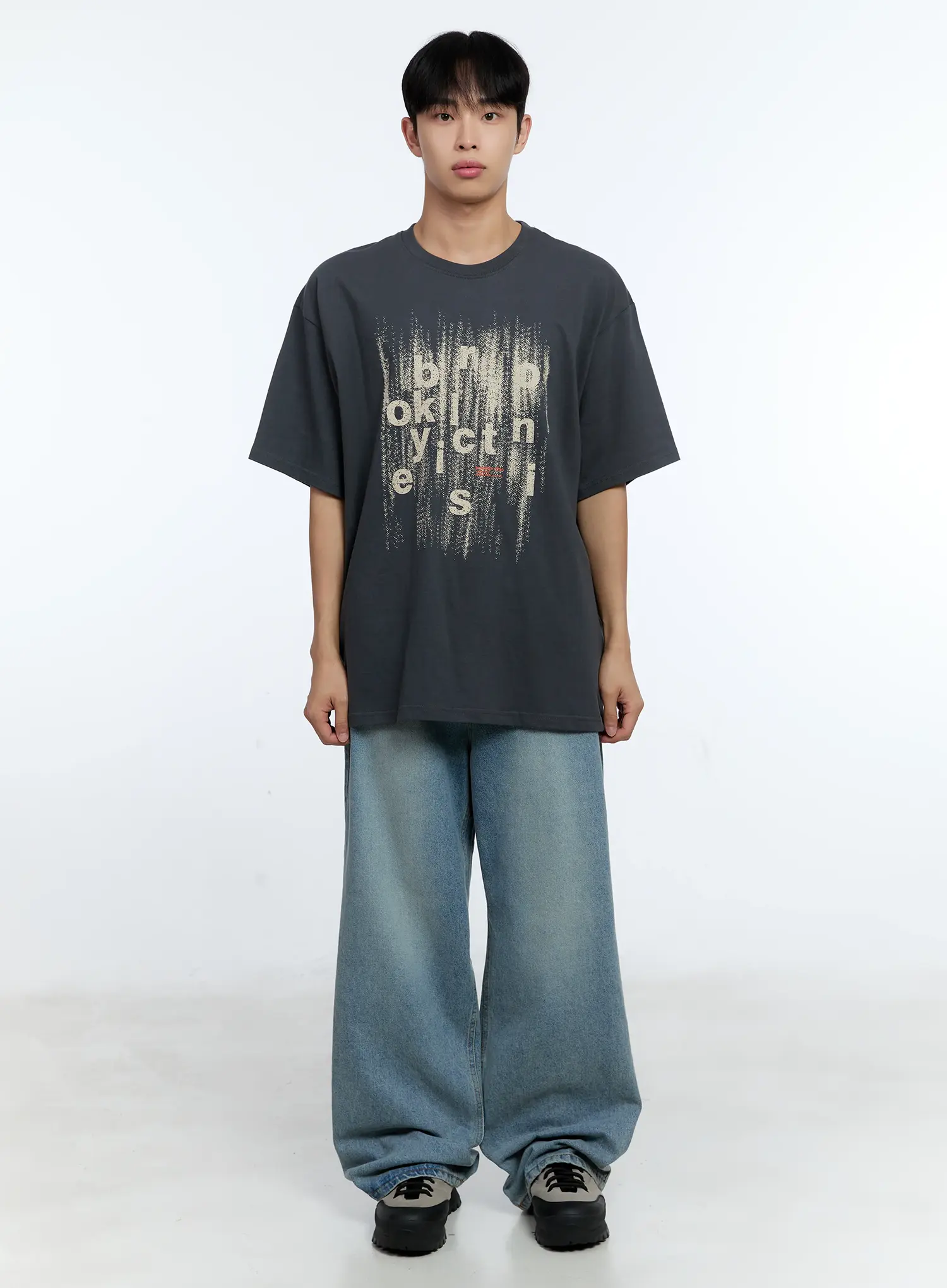 Men's Brooklyn Graphic Oversized Tee IG519 - Image 3