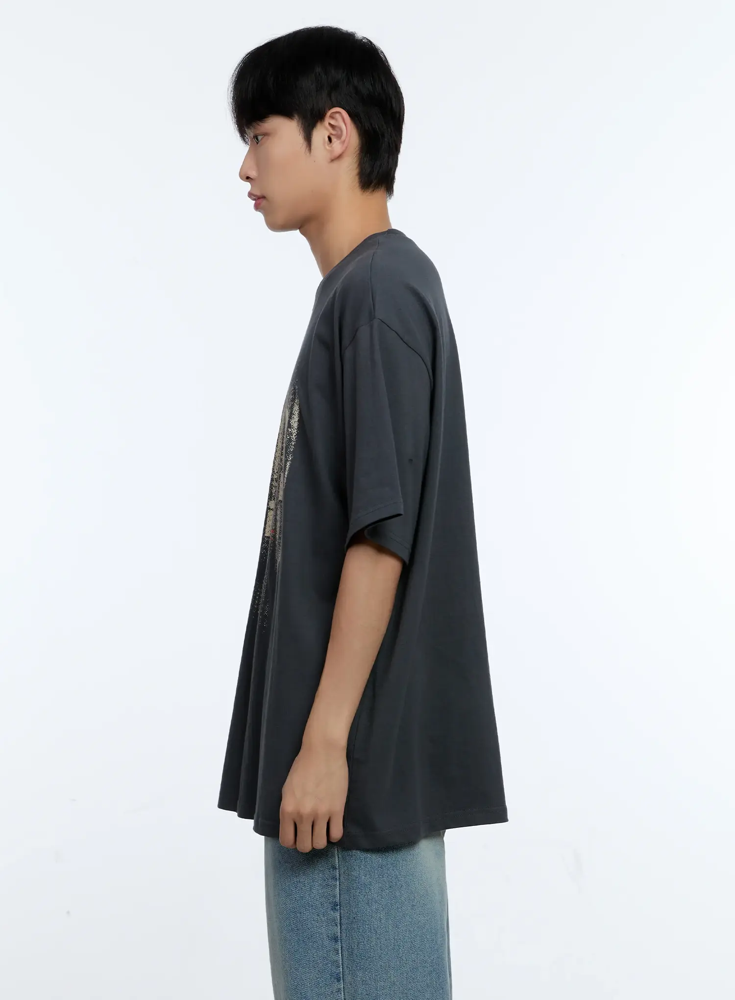 Men's Brooklyn Graphic Oversized Tee IG519 - Image 5