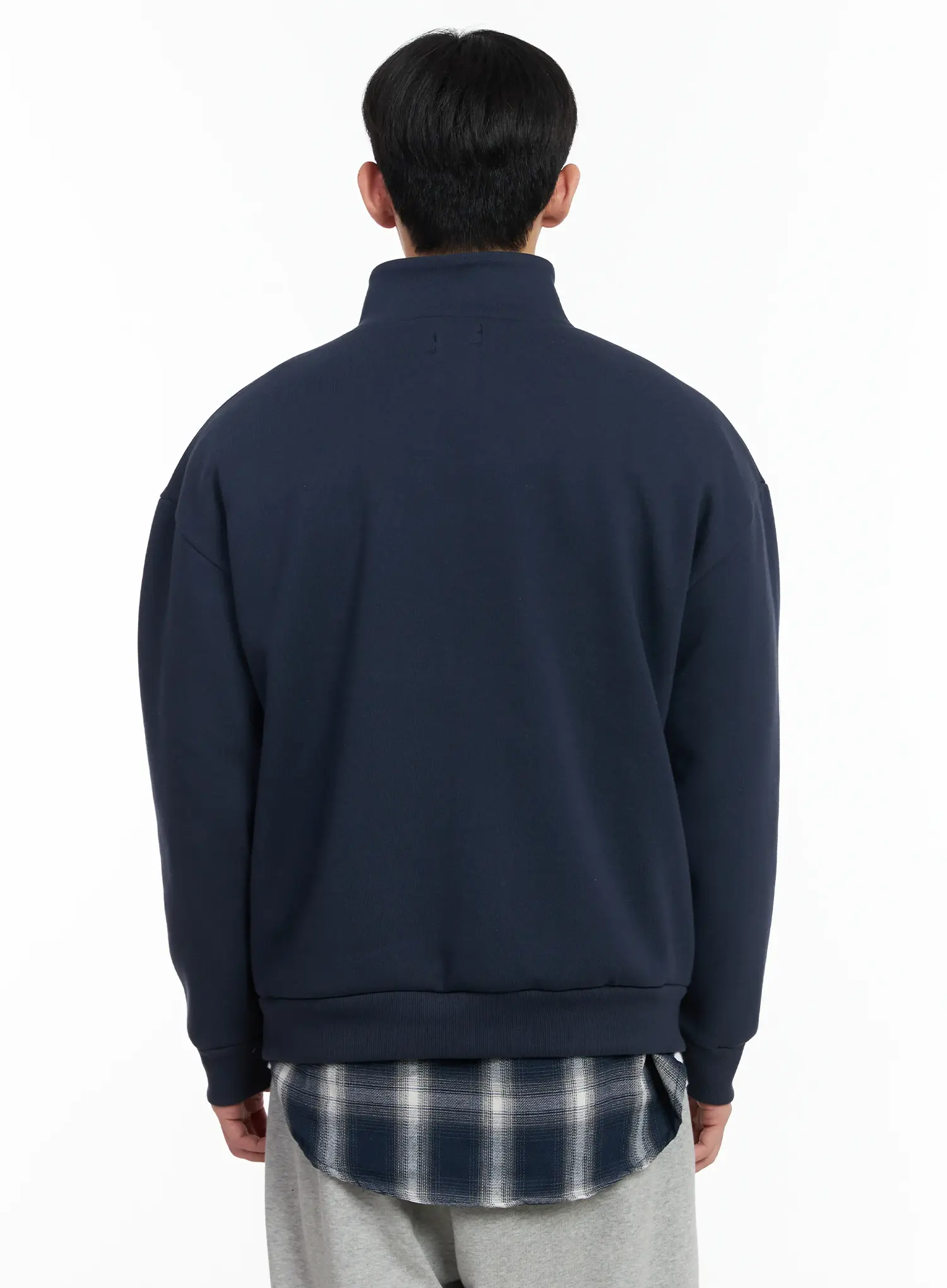 Men's Brother On the Road Patch Half Snap Sweatshirt IF517 - Image 5