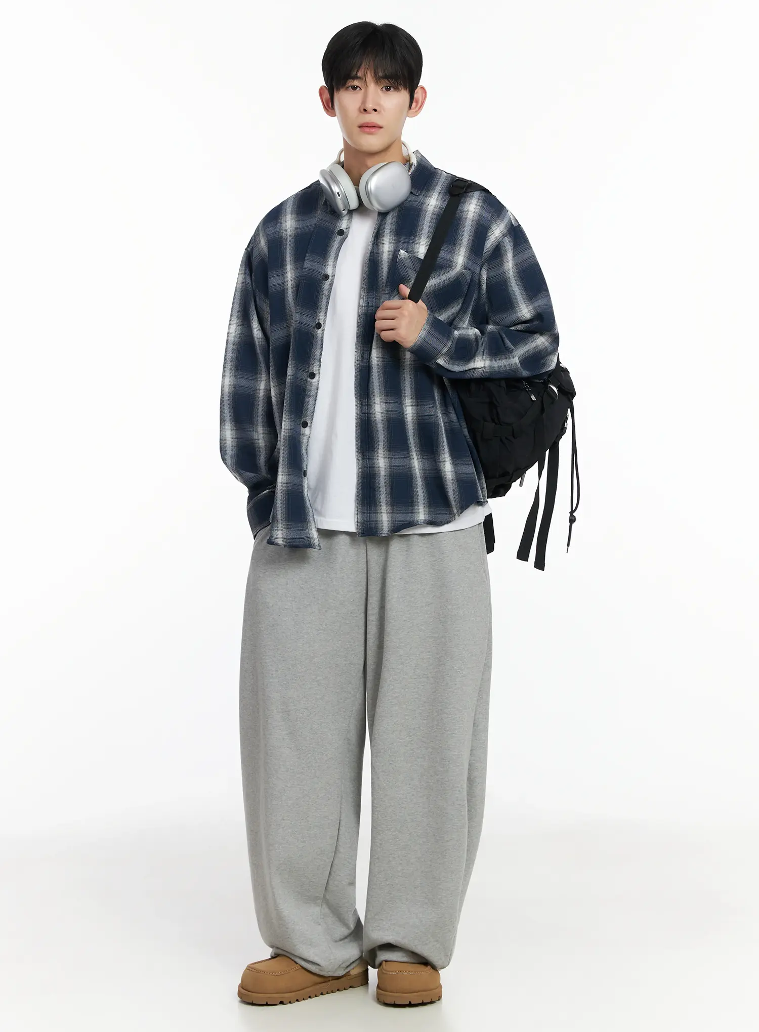 Men's Brother On the Road Patch Half Snap Sweatshirt IF517 - Image 8