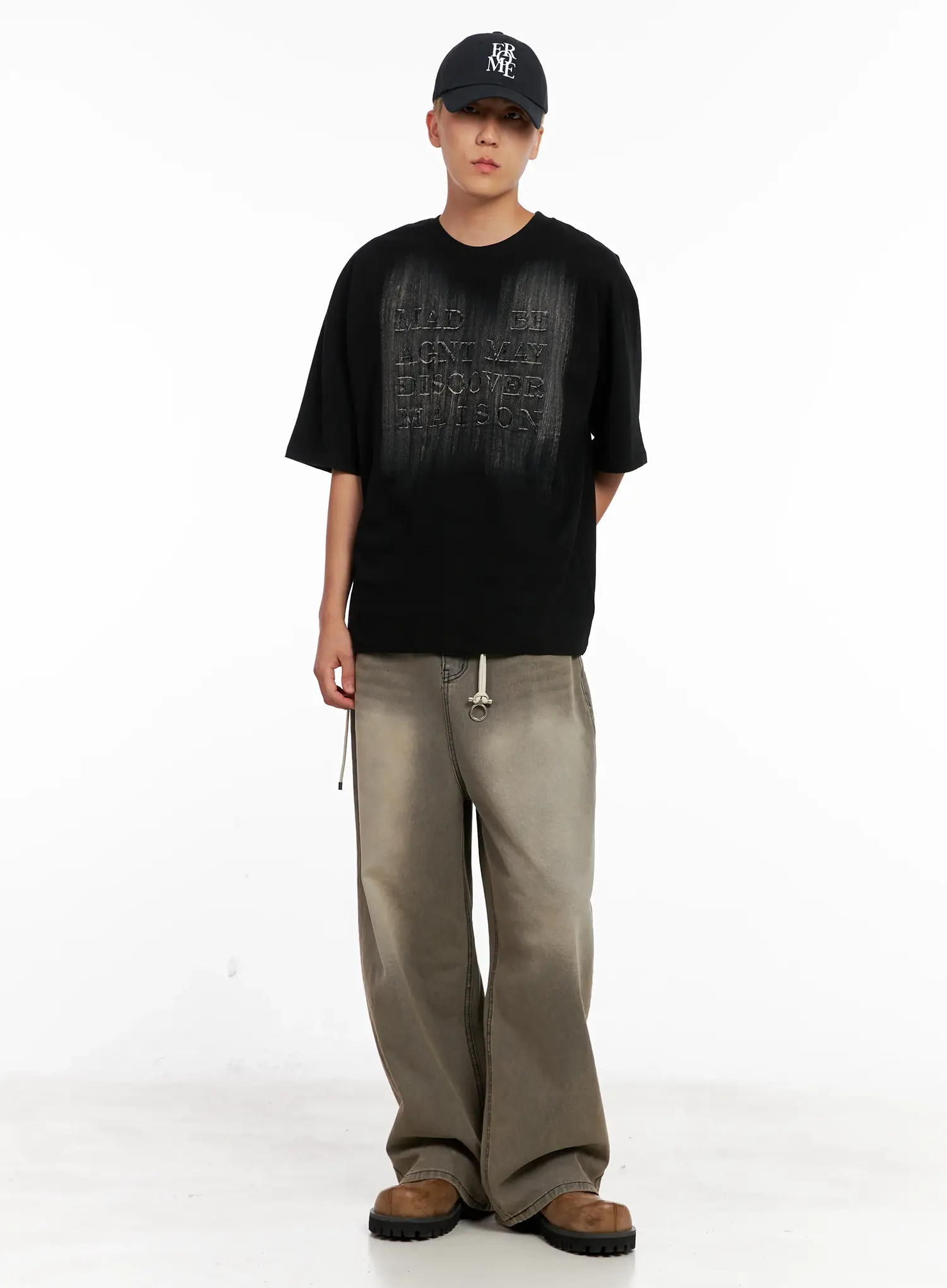 Men's Brush Painting Tee IL521 - Image 10