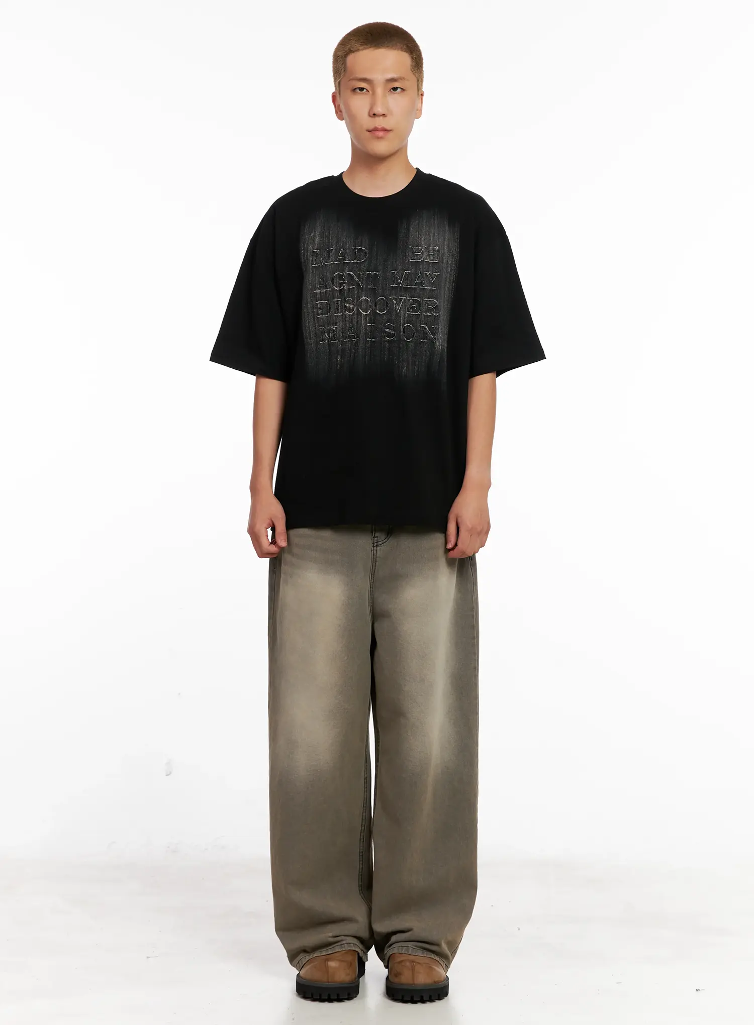 Men's Brush Painting Tee IL521 - Image 3