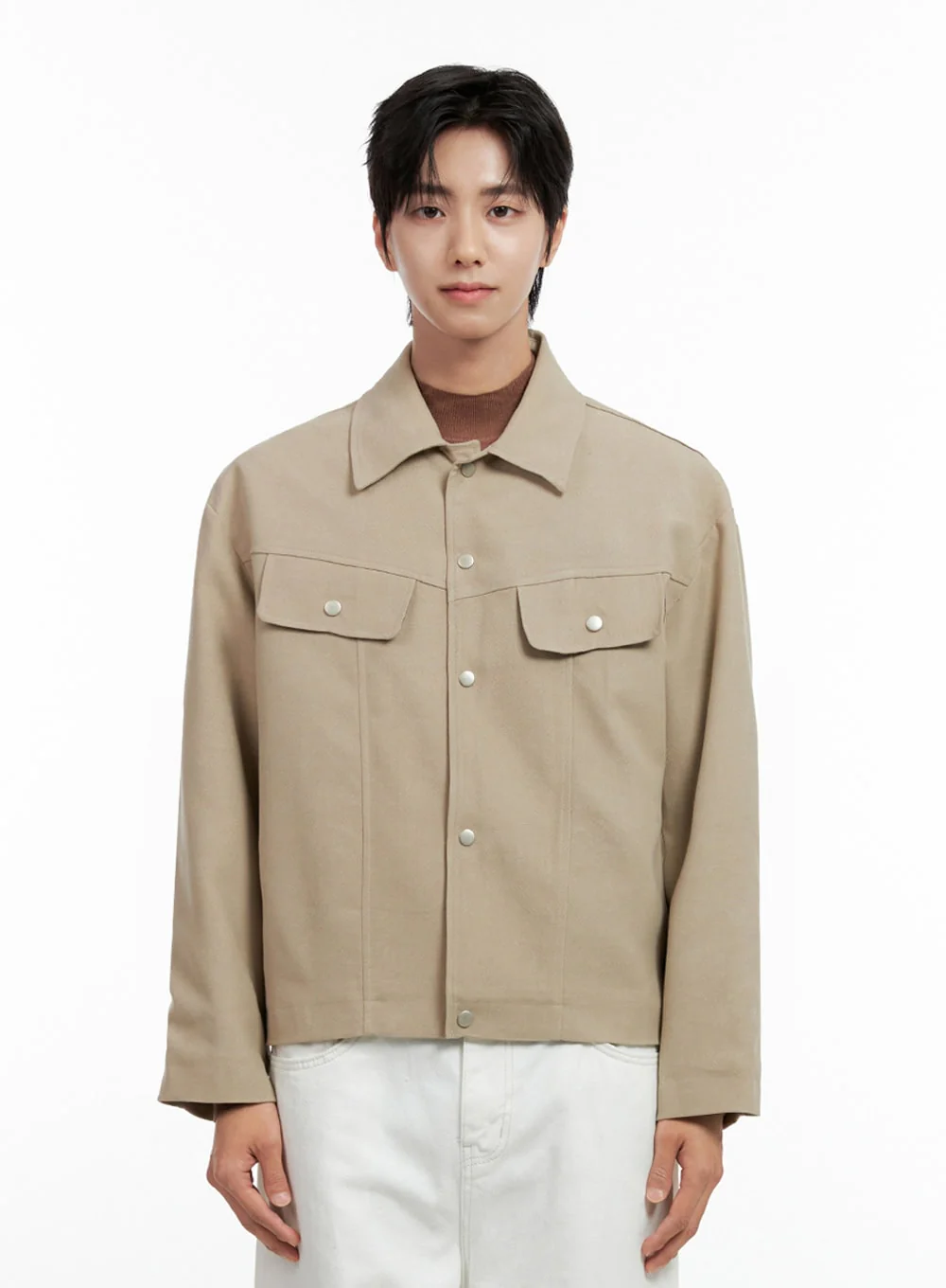 Men's Button Collared Refined Jacket IN401 - Image 11