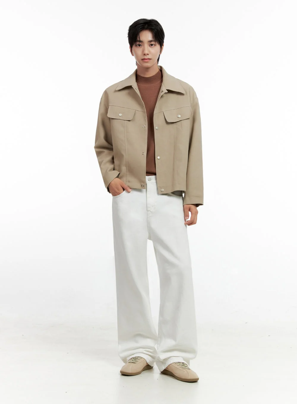 Men's Button Collared Refined Jacket IN401 - Image 2
