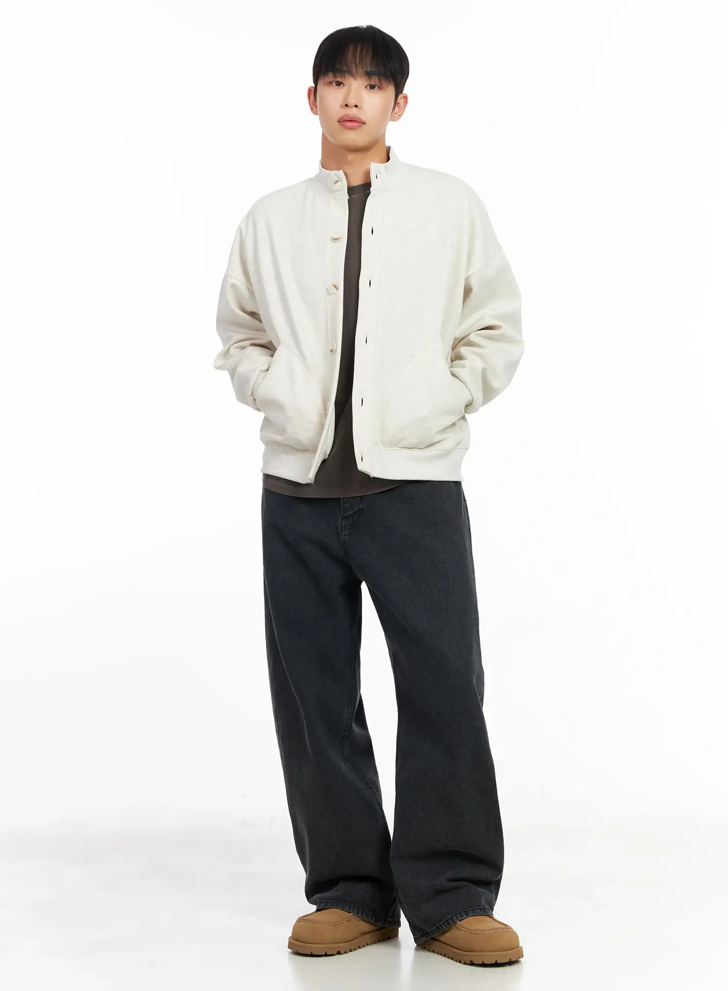 Men's Button-Up Jacket IM511 - Image 8