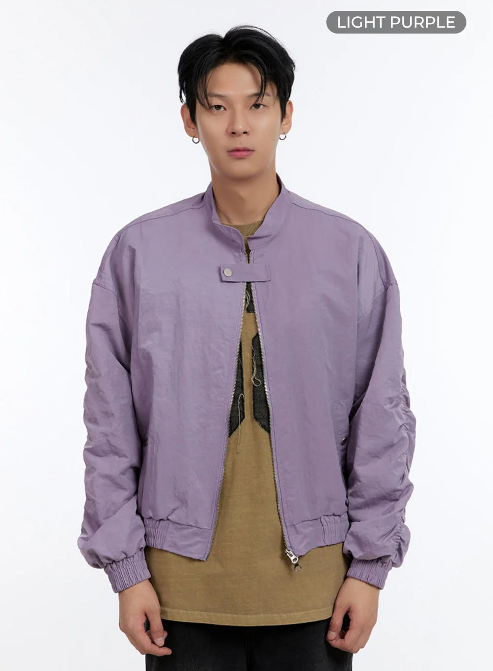 Men's Button Zip Up Jacket IO428 - Image 11