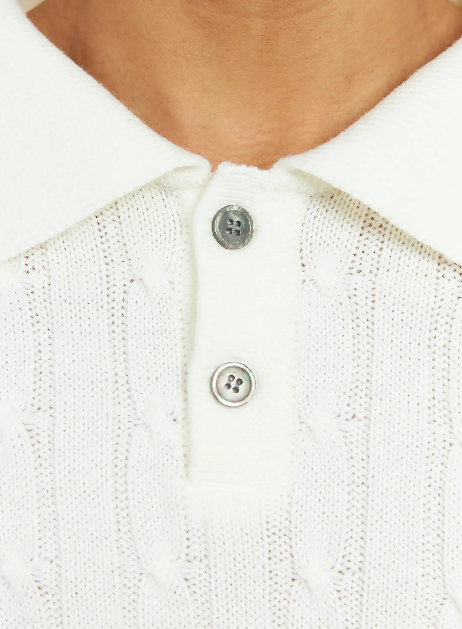 Men's Cable Knit Collar Sweater IJ514 - Image 12