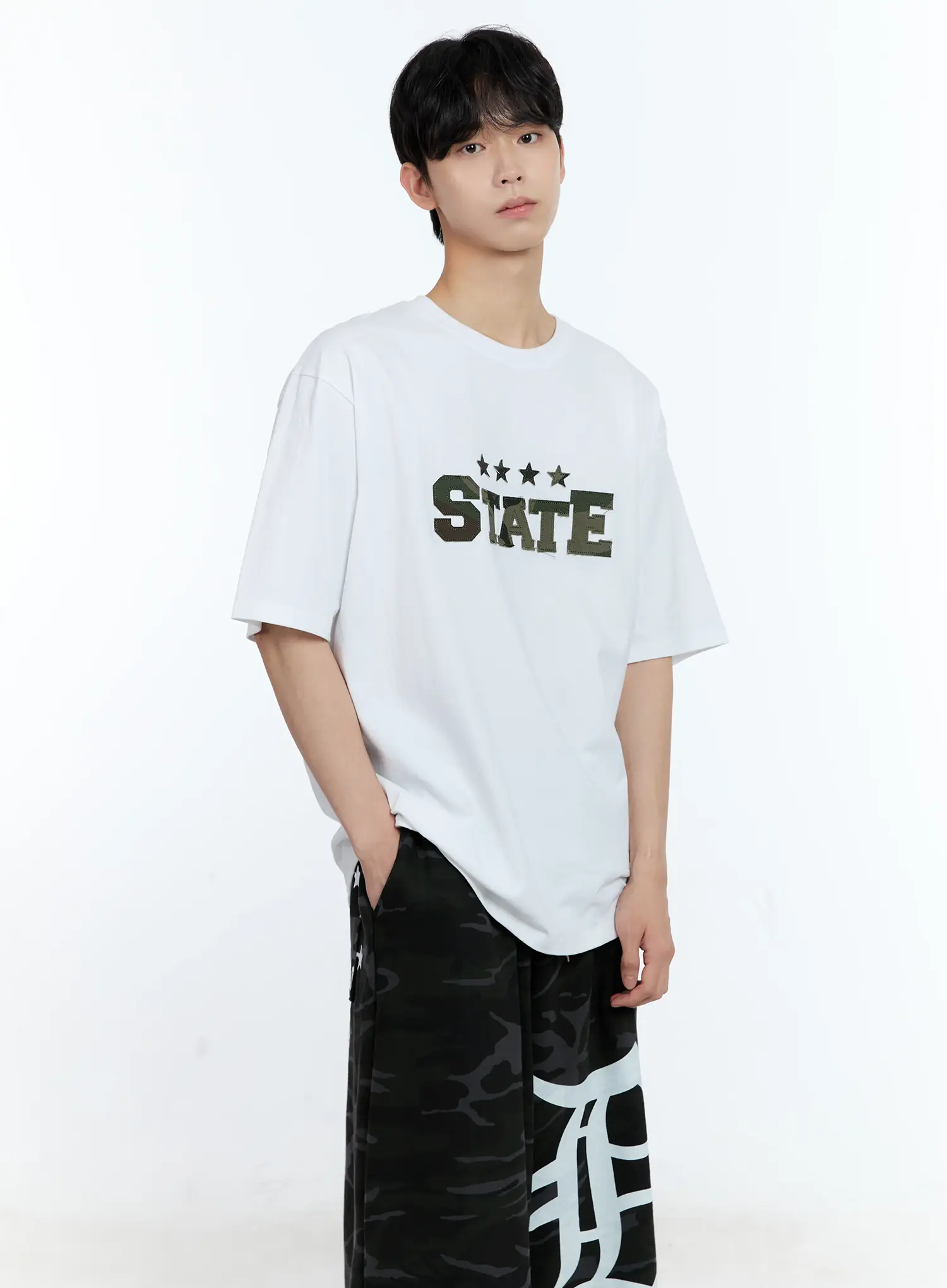 Men's Camo Graphic T-Shirt IL529 - Image 7