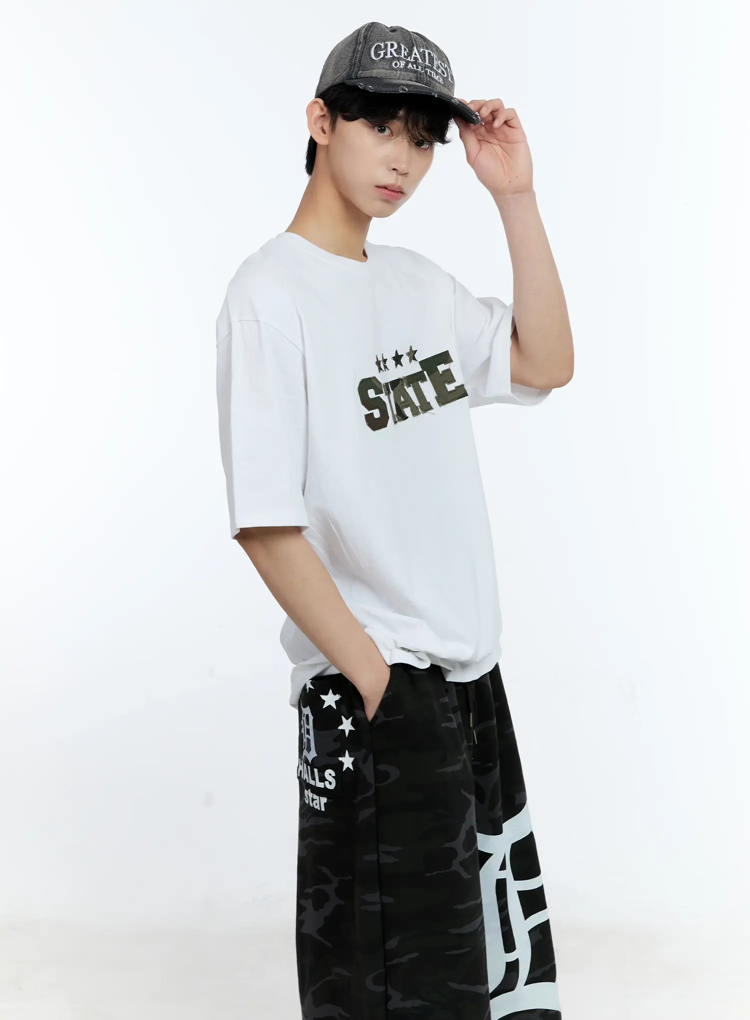 Men's Camo Graphic T-Shirt IL529 - Image 9