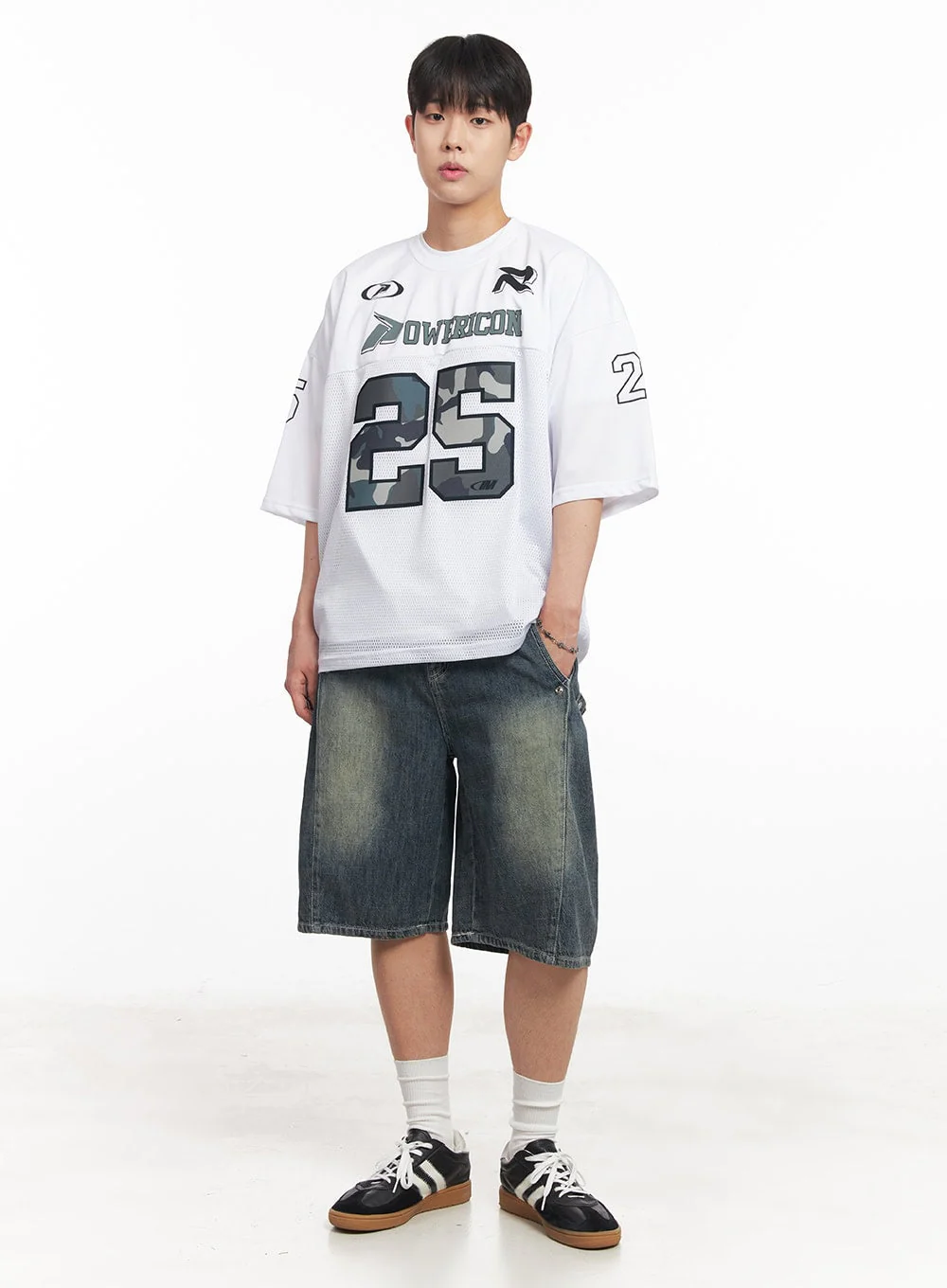 Men's Camo Mesh Jersey T-Shirt IA525 - Image 11