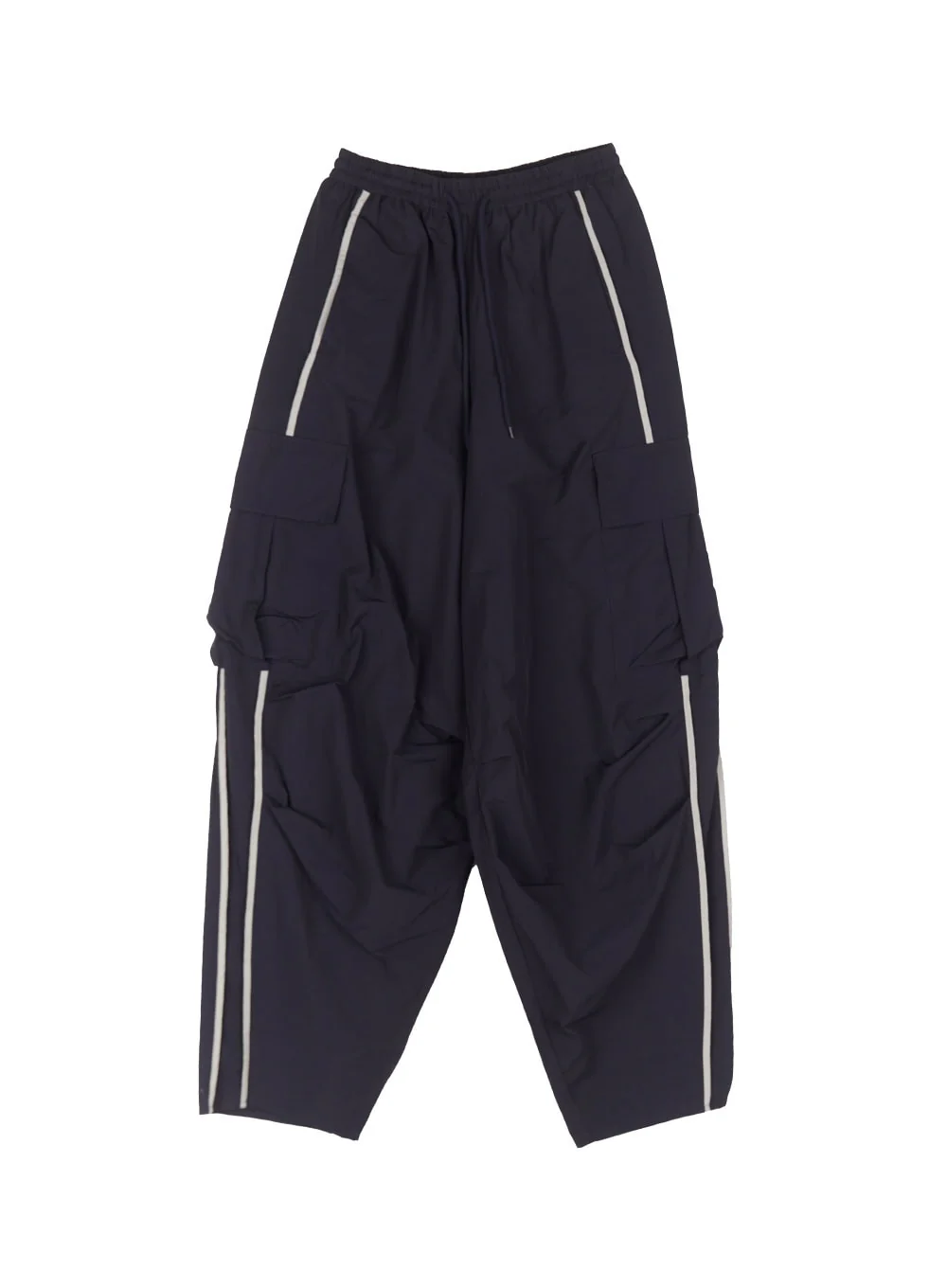 Men's Cargo Balloon-Fit Windbreaker Pants (Dark blue) IU512 - Image 15