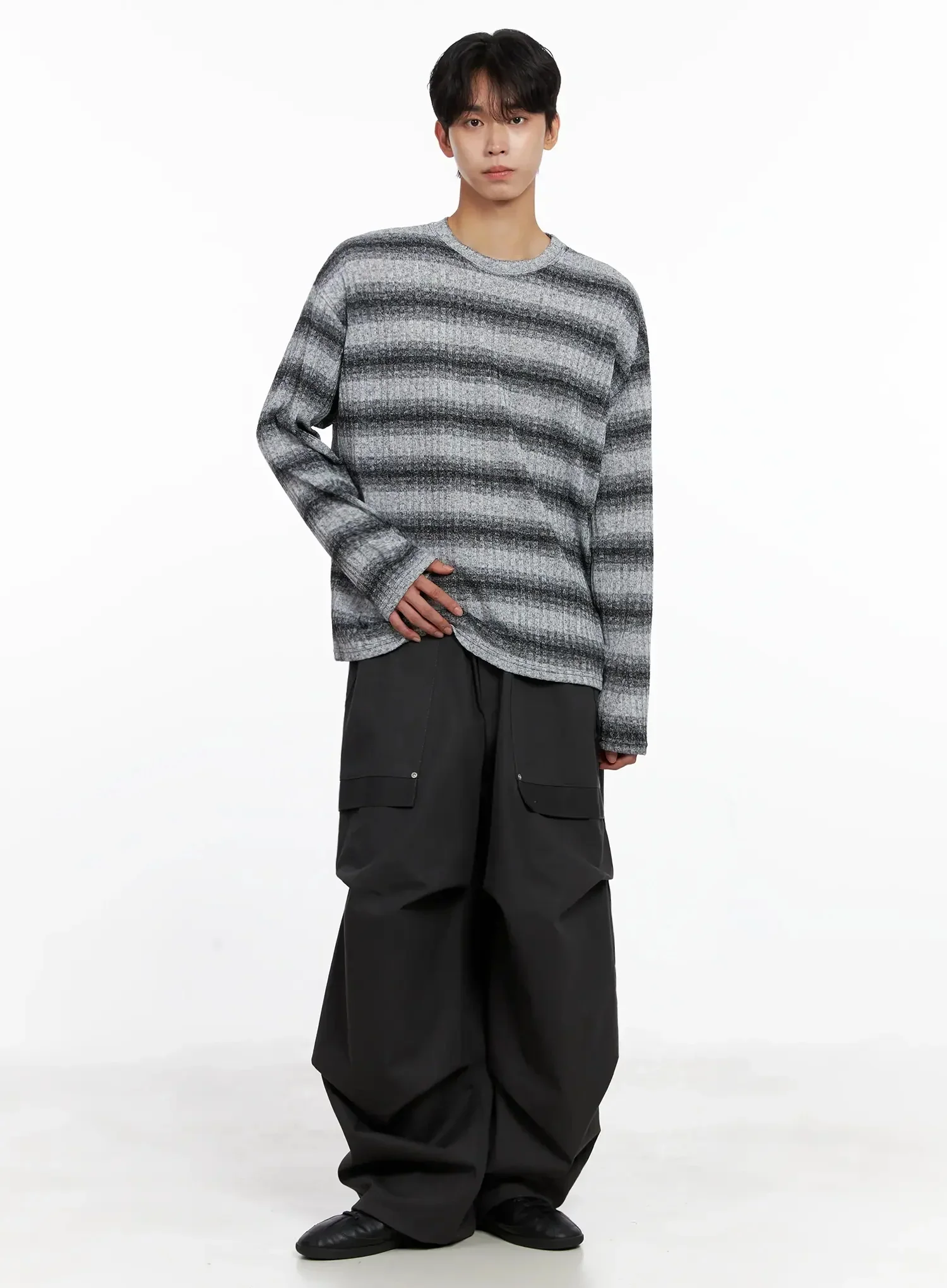 Men's Cargo Balloon Pants IO516 - Image 4