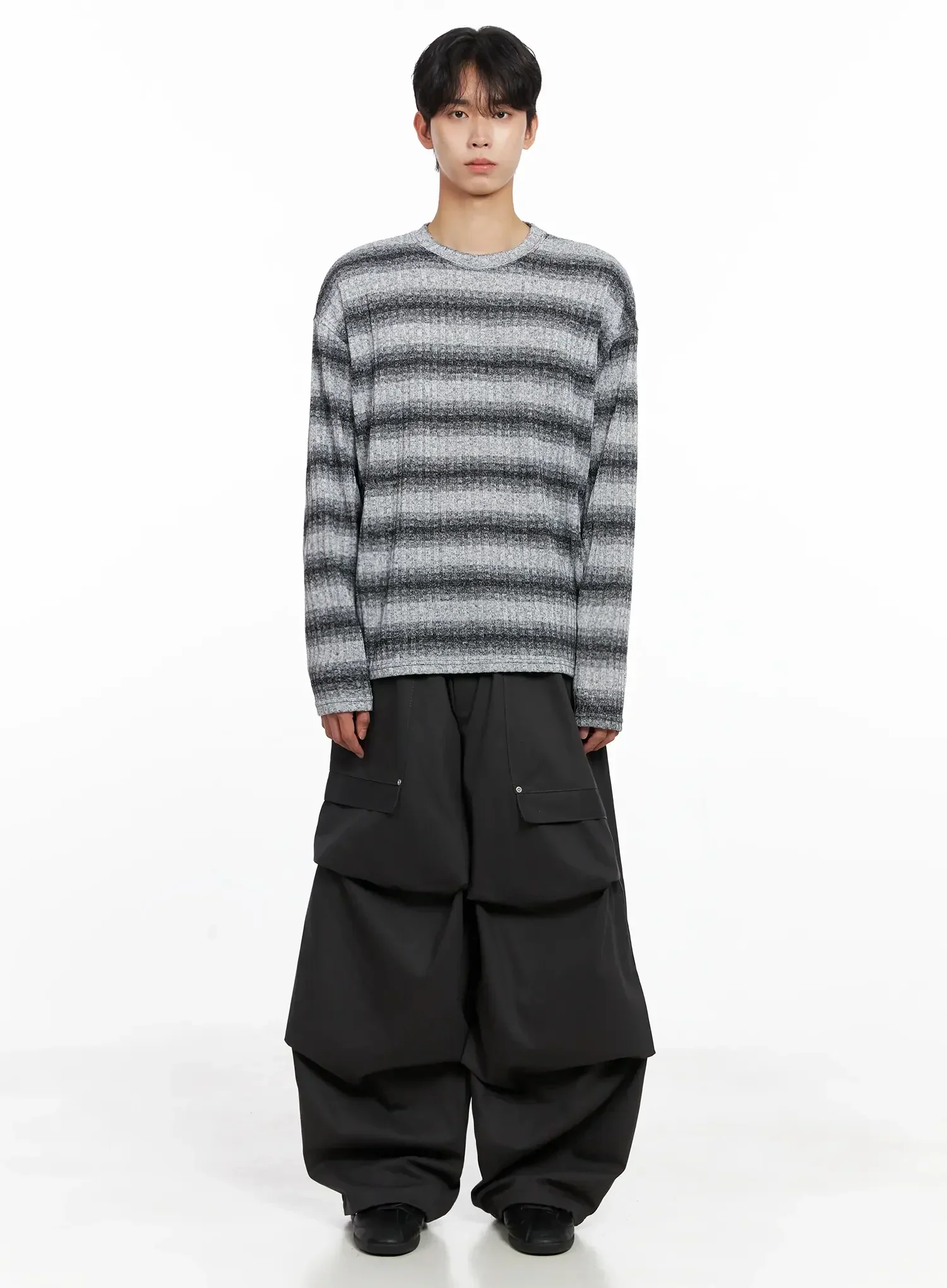 Men's Cargo Balloon Pants IO516 - Image 9