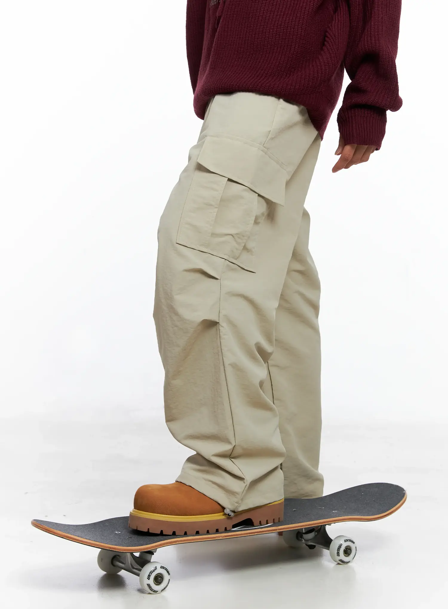 Men's Cargo Drawstring Pants IO506 - Image 2