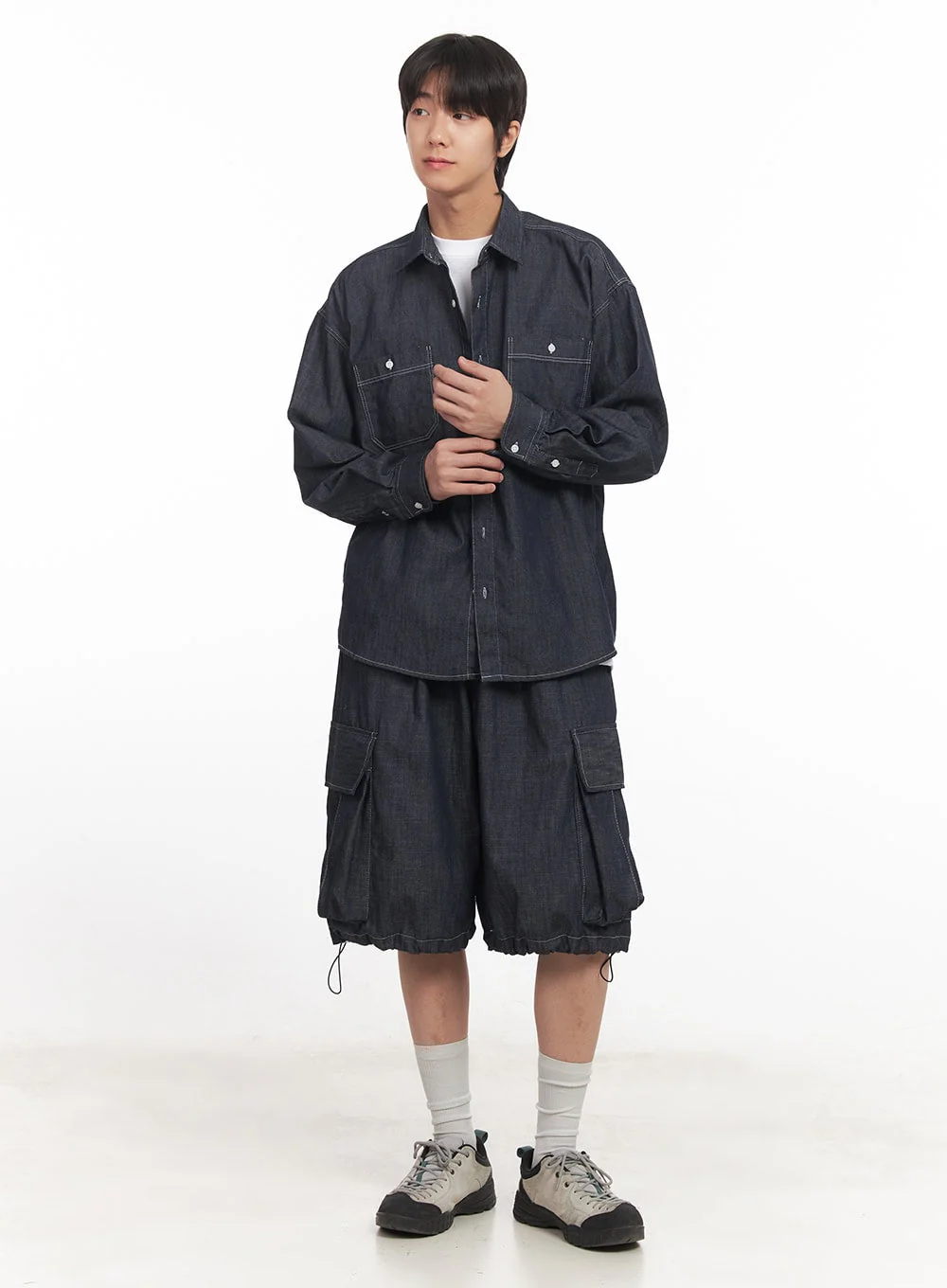 Men's Cargo Stitched Jorts IA511 - Image 14