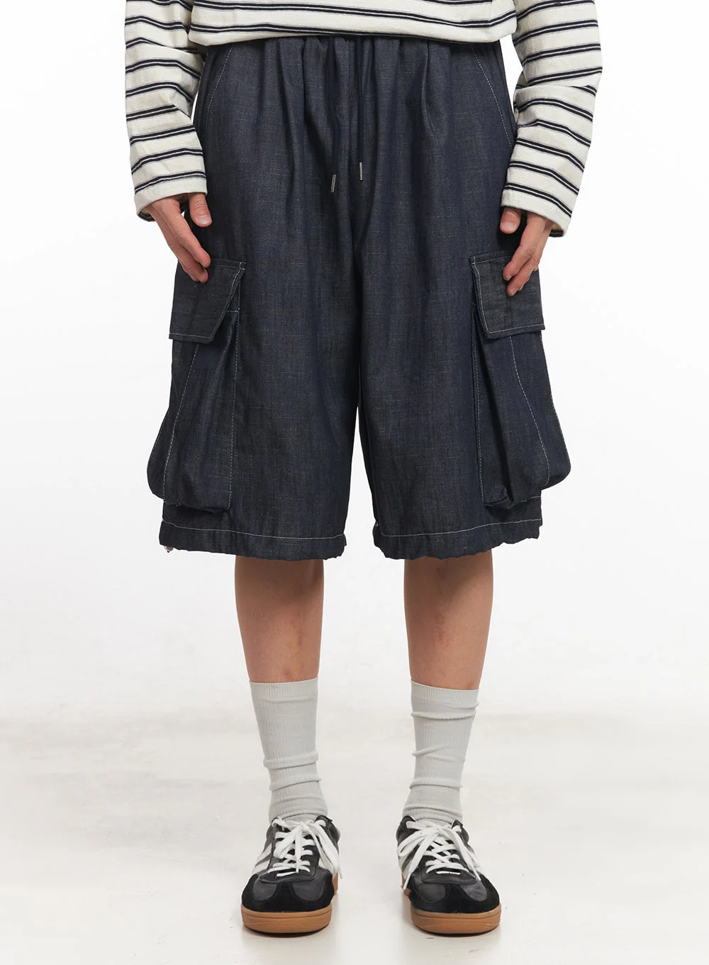 Men's Cargo Stitched Jorts IA511 - Image 2