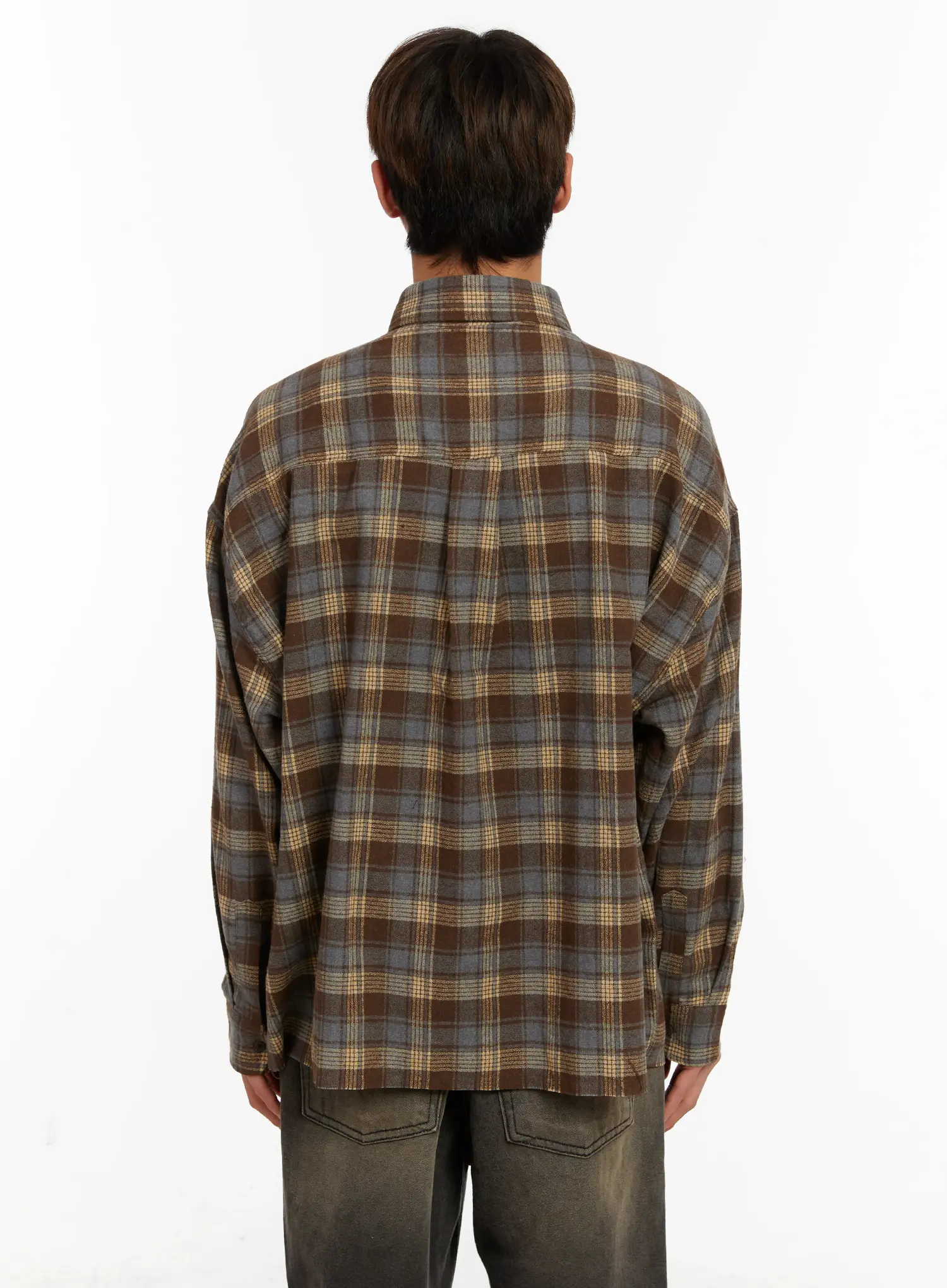Men's Casual Checkered Shirt ID523 - Image 5