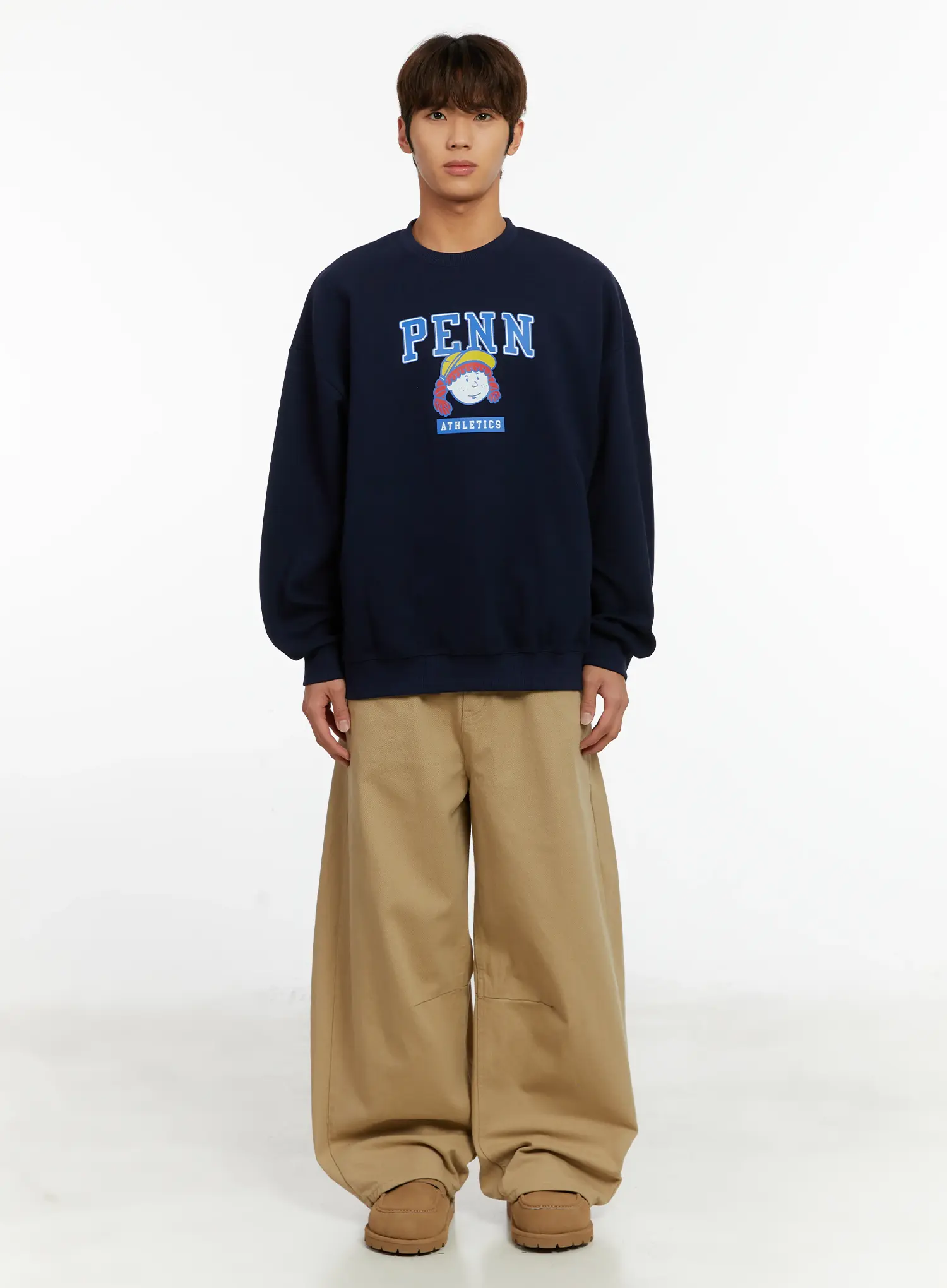 Men's Casual Crewneck Graphic Sweatshirt ID523 - Image 3