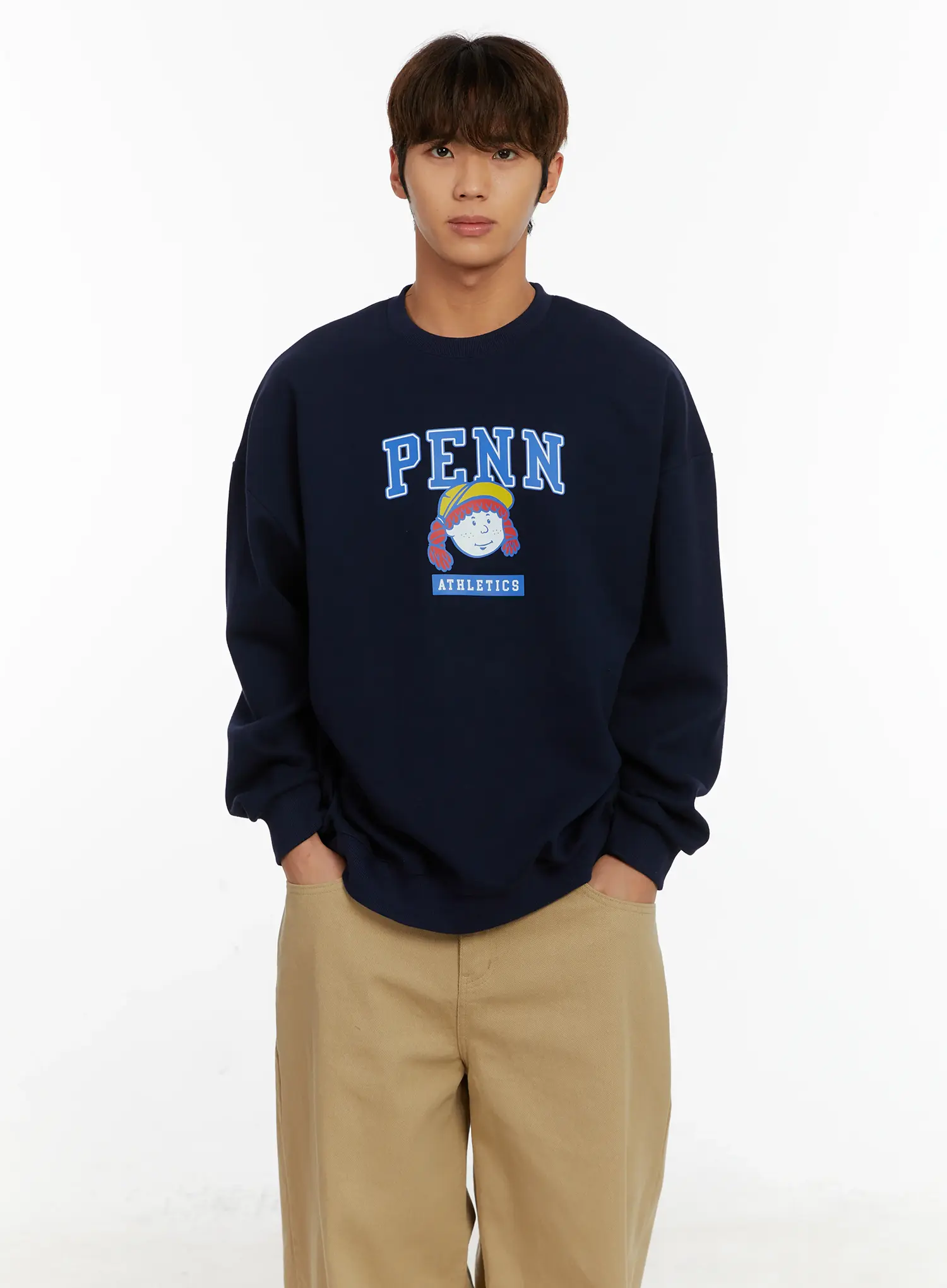 Men's Casual Crewneck Graphic Sweatshirt ID523 - Image 6