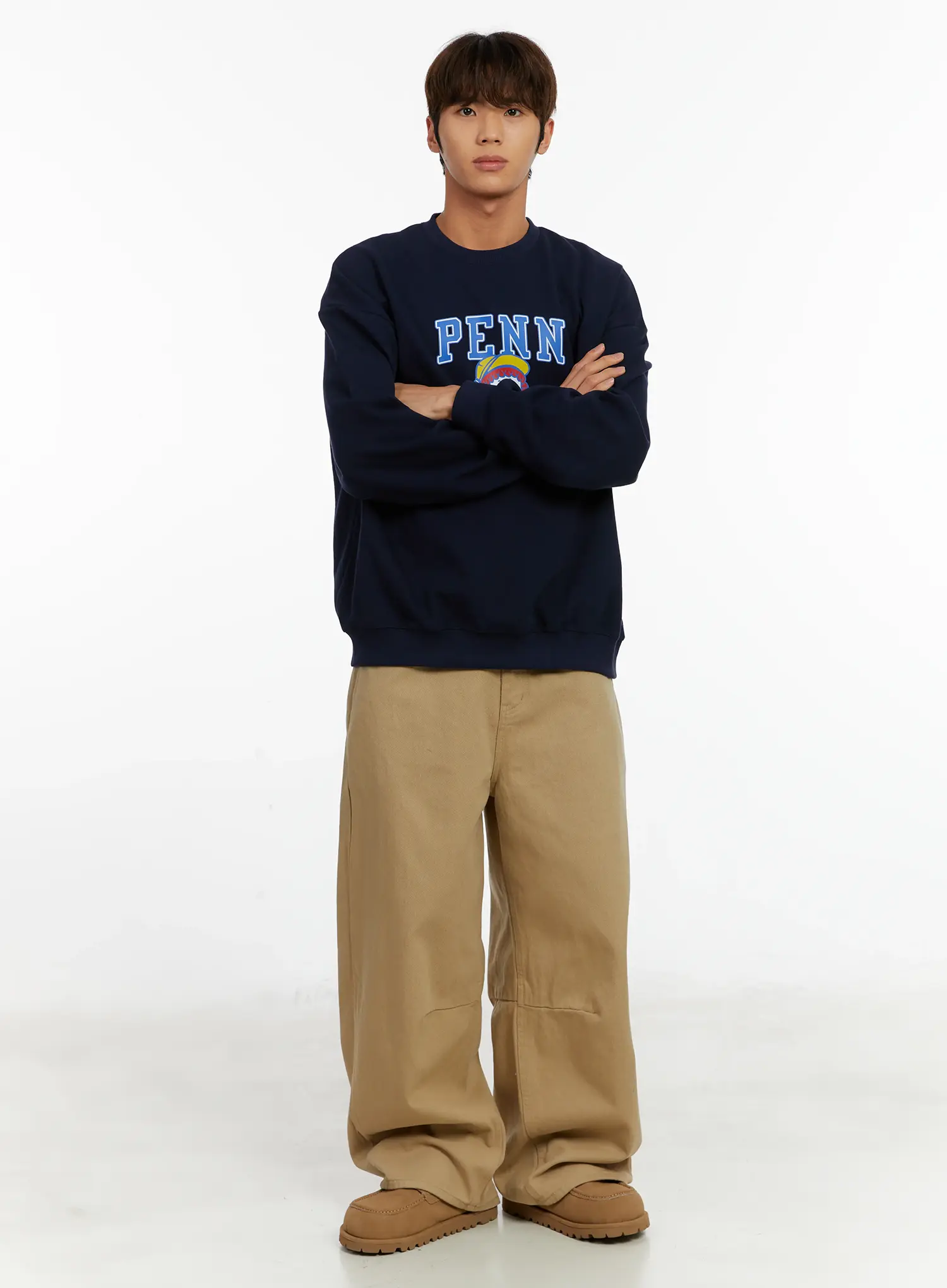 Men's Casual Crewneck Graphic Sweatshirt ID523 - Image 8