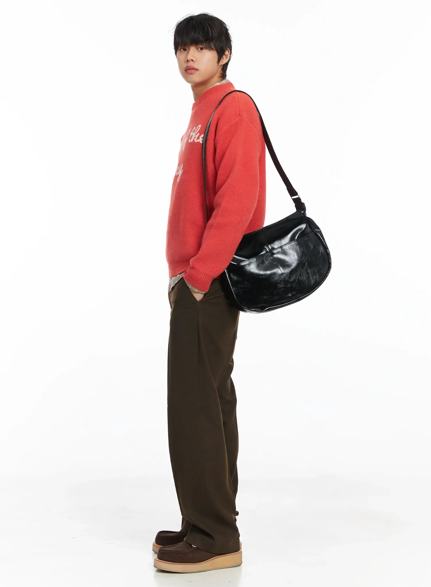 Men's Casual Crossbody Bag IJ512 - Image 2