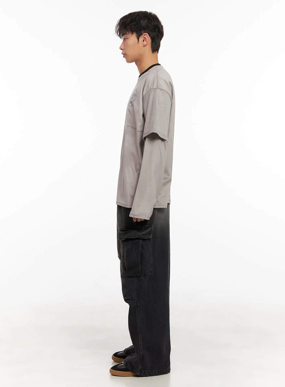 Men's Casual Long-Sleeve Sports Tee ID427 - Image 7