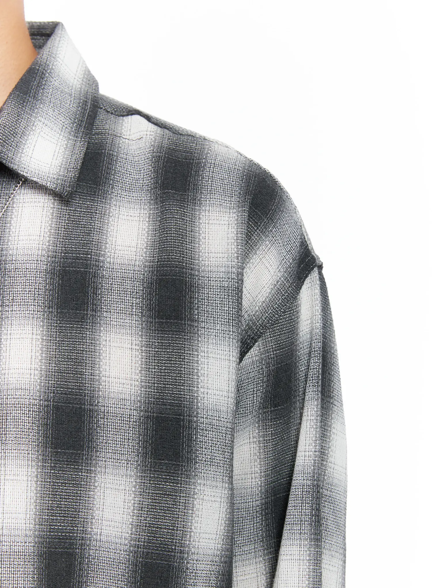 Men's Checkered Button-Up Shirt IS502 - Image 13