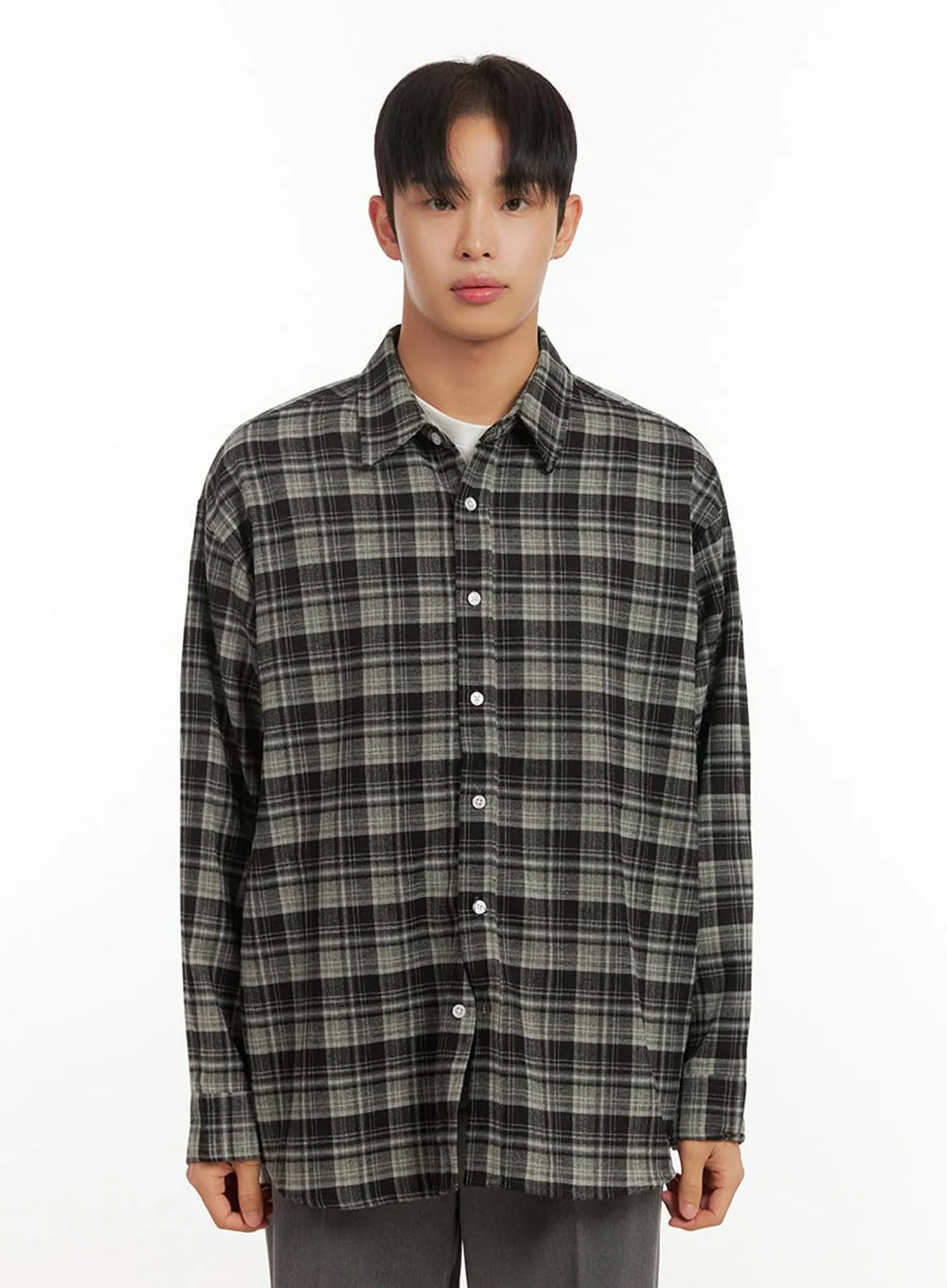 Men's Checkered Flannel ID406 - Image 10
