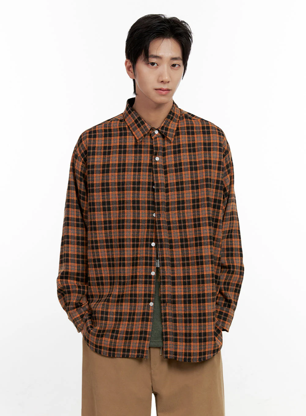 Men's Checkered Flannel IN411 - Image 3