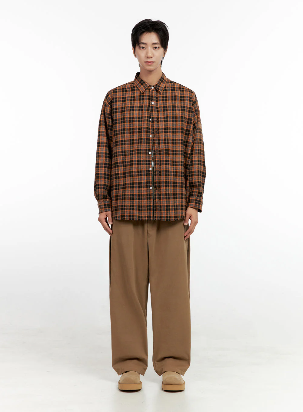Men's Checkered Flannel IN411 - Image 6